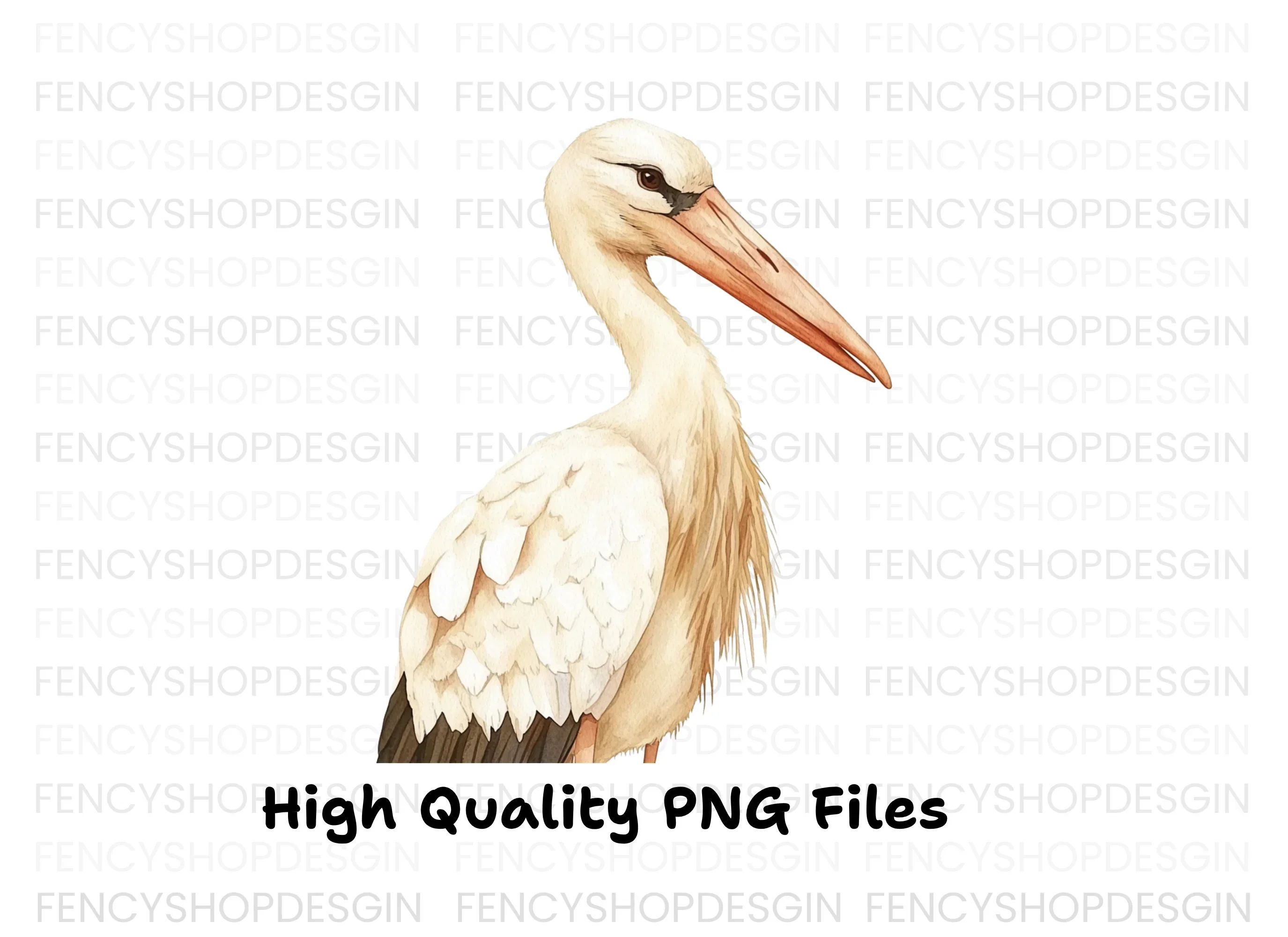 Stork Illustrations Clipart Bundle - Image 3