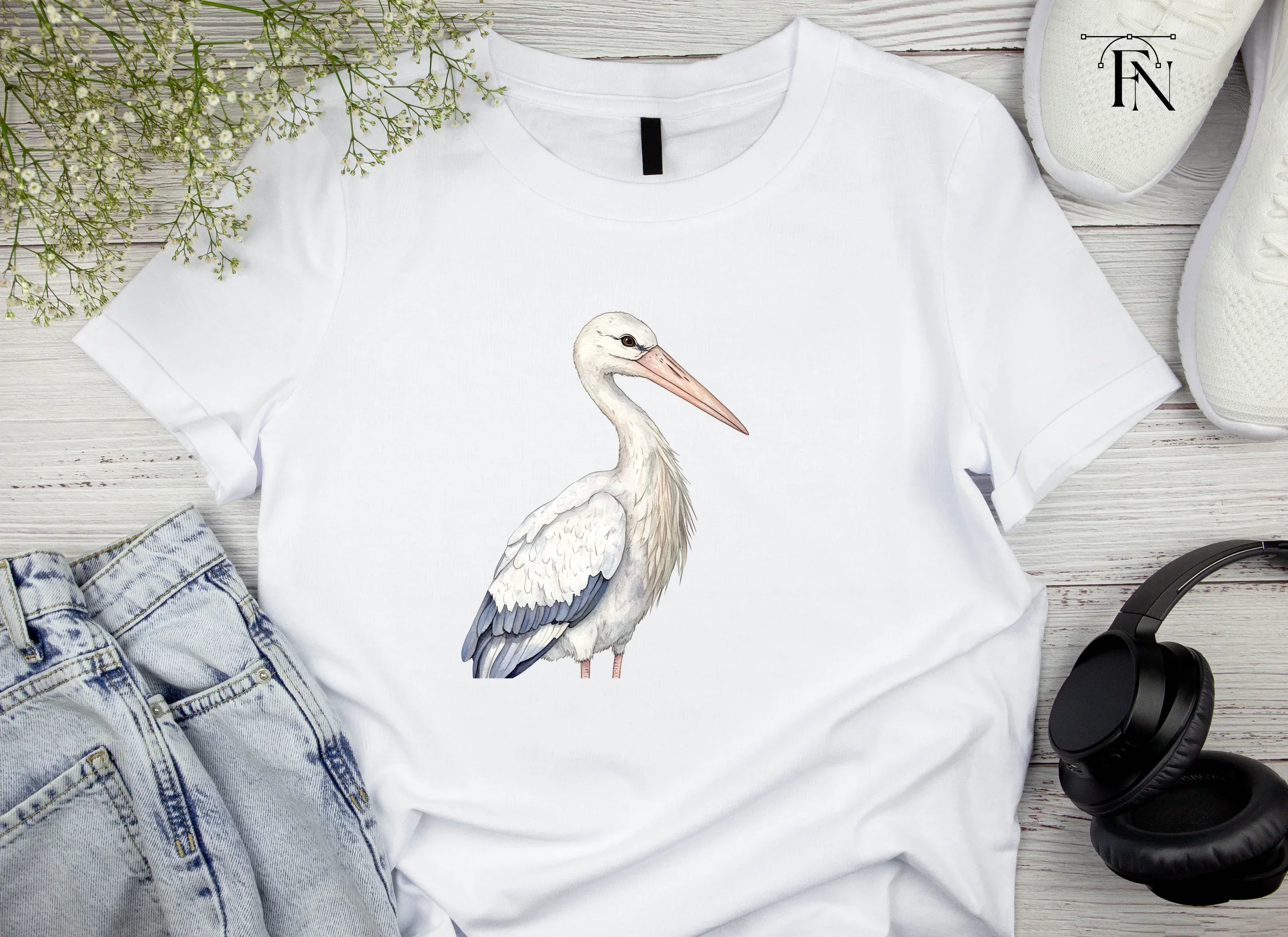 Stork Illustrations Clipart Bundle - Image 4