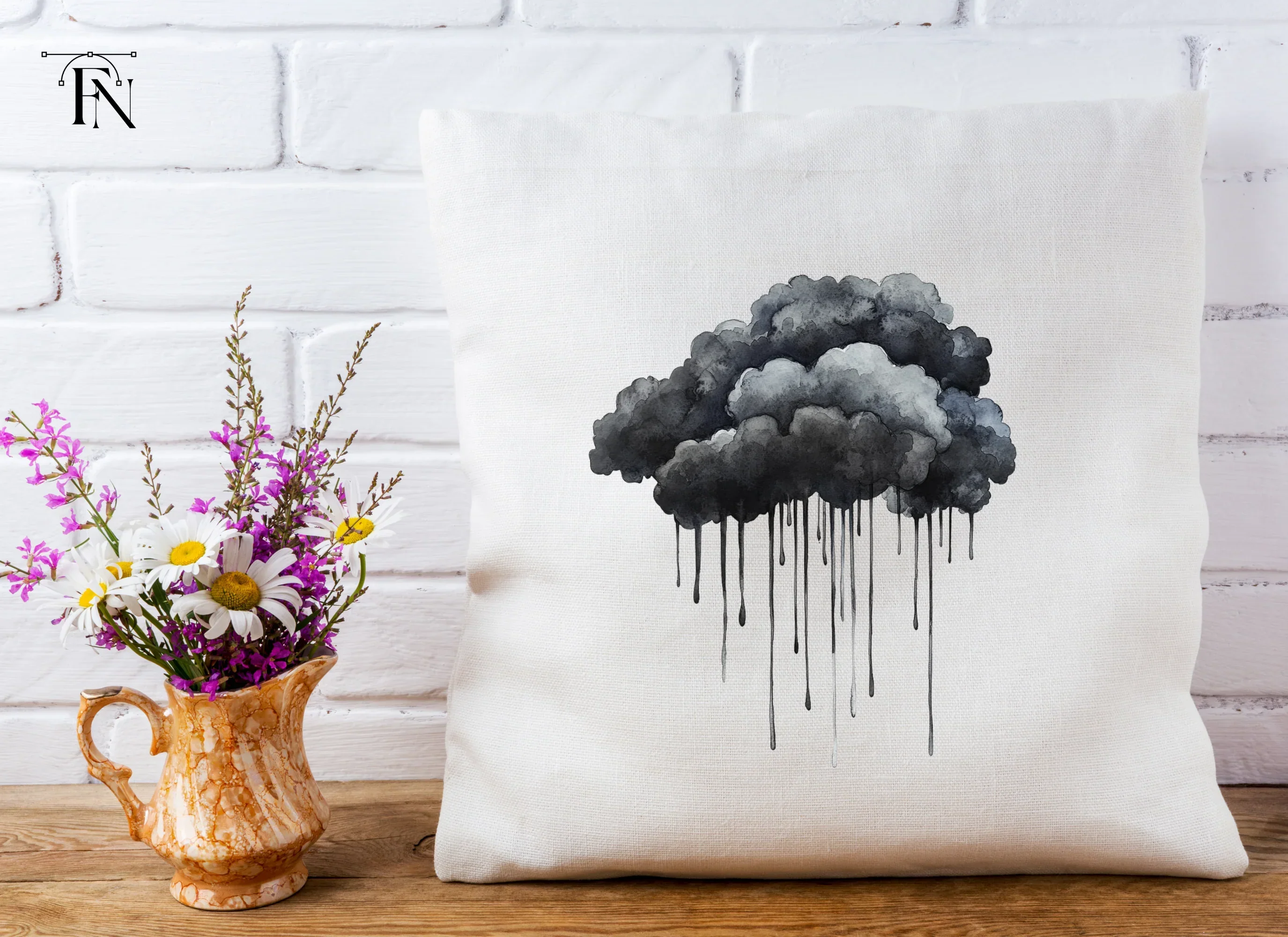Storm Clouds Clipart Bundle - Image 5