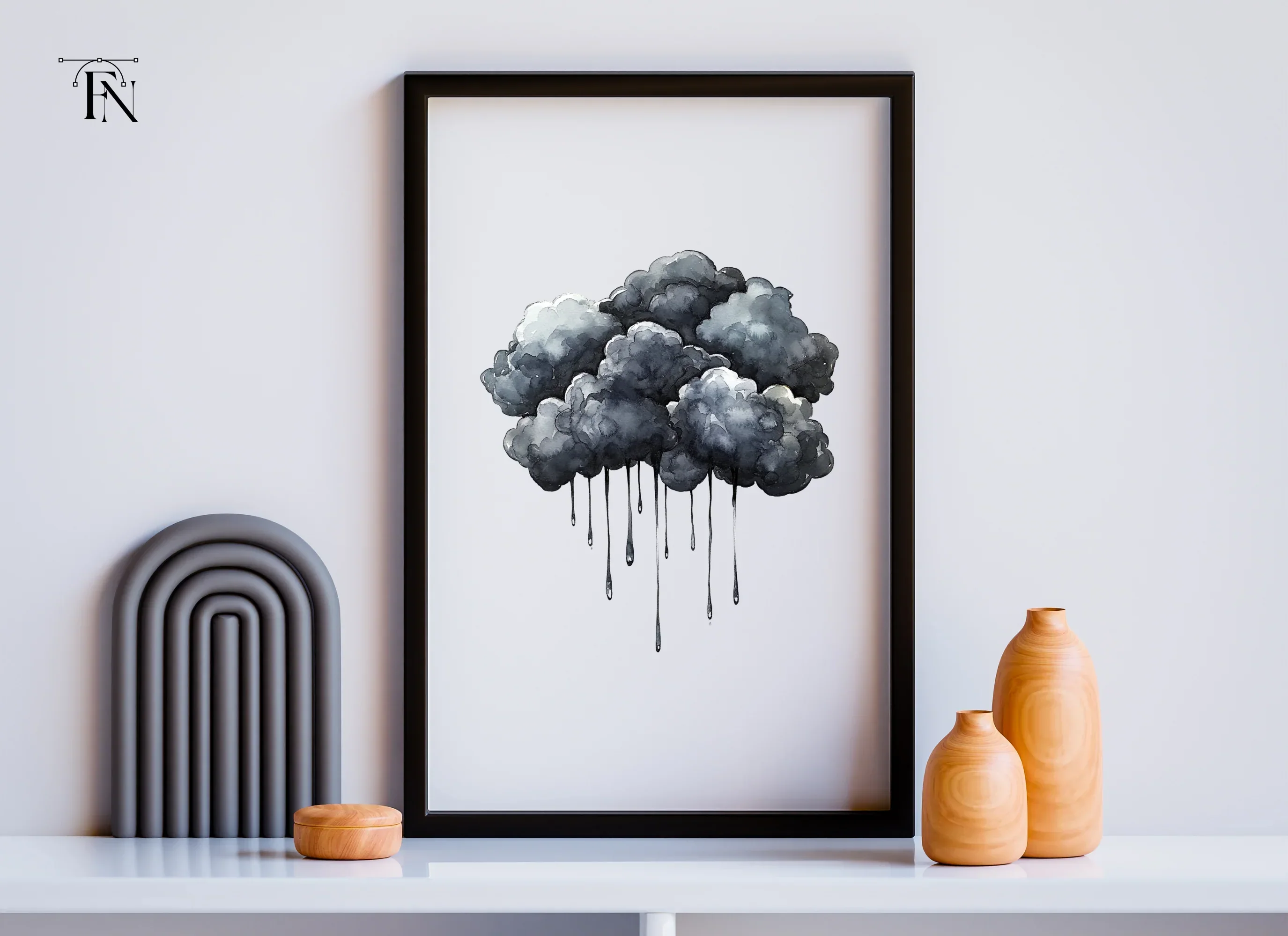 Storm Clouds Clipart Bundle - Image 6