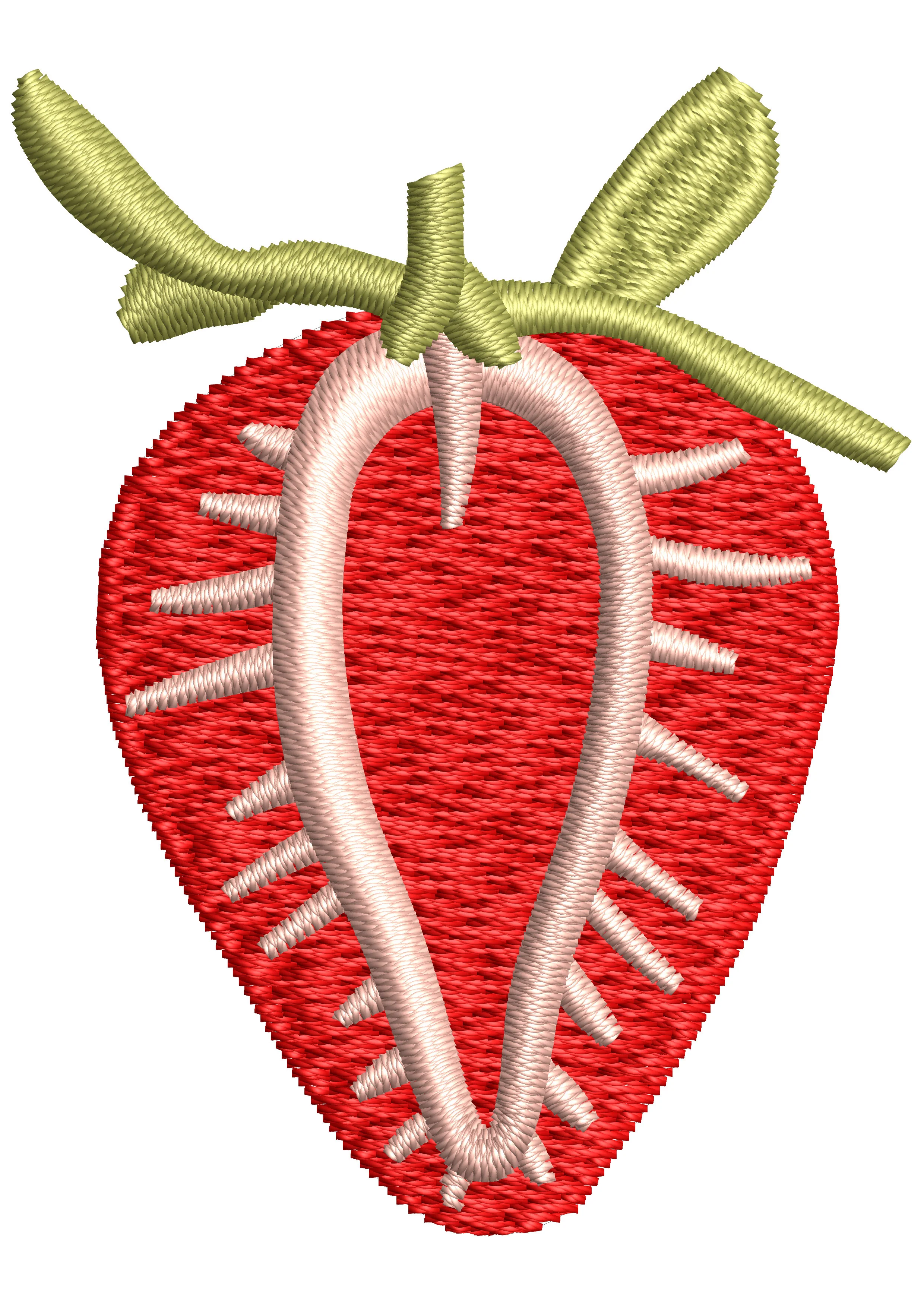 Strawberry Embroidery Design