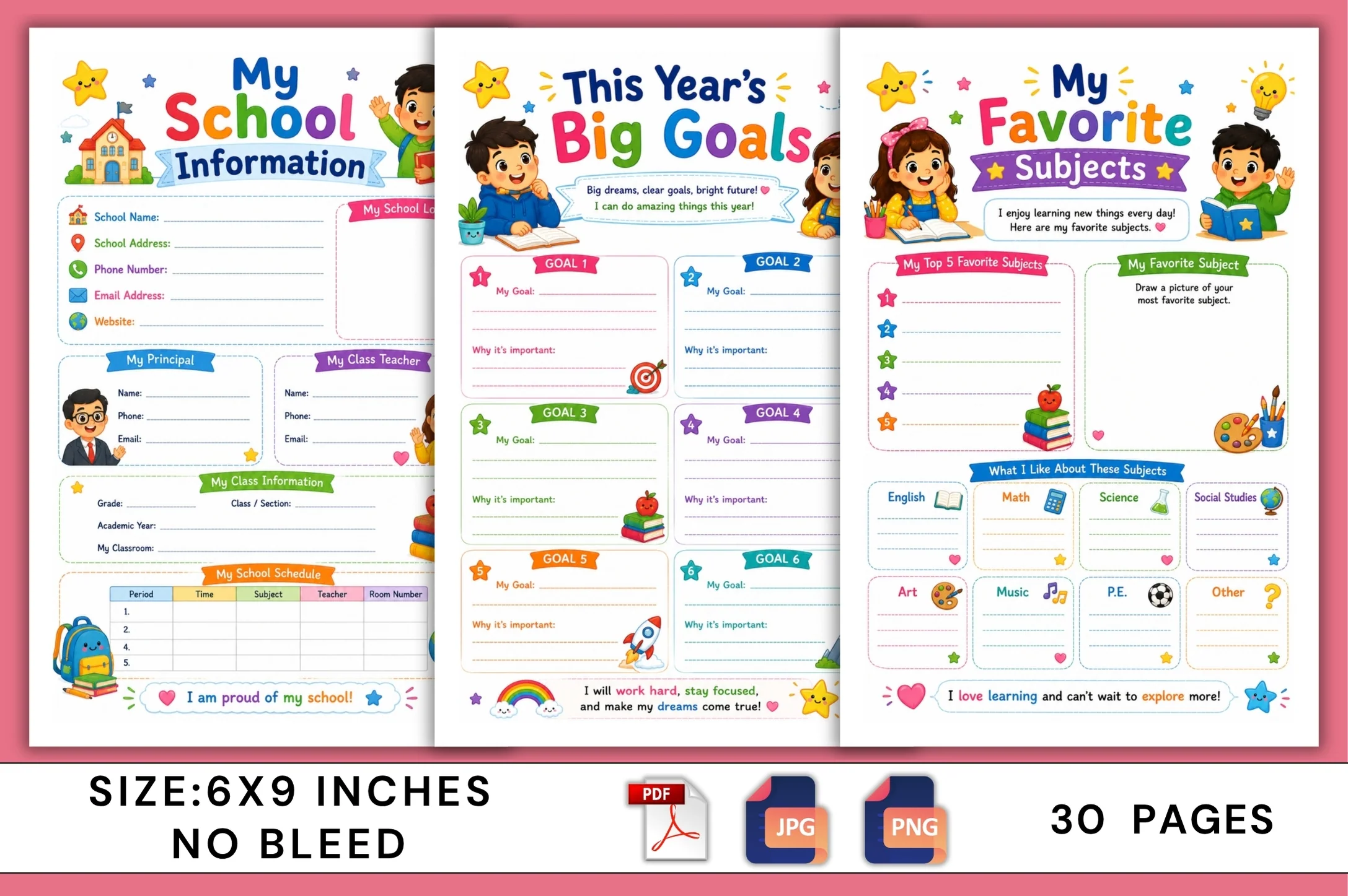 Student Success For Kids Planner - Image 4