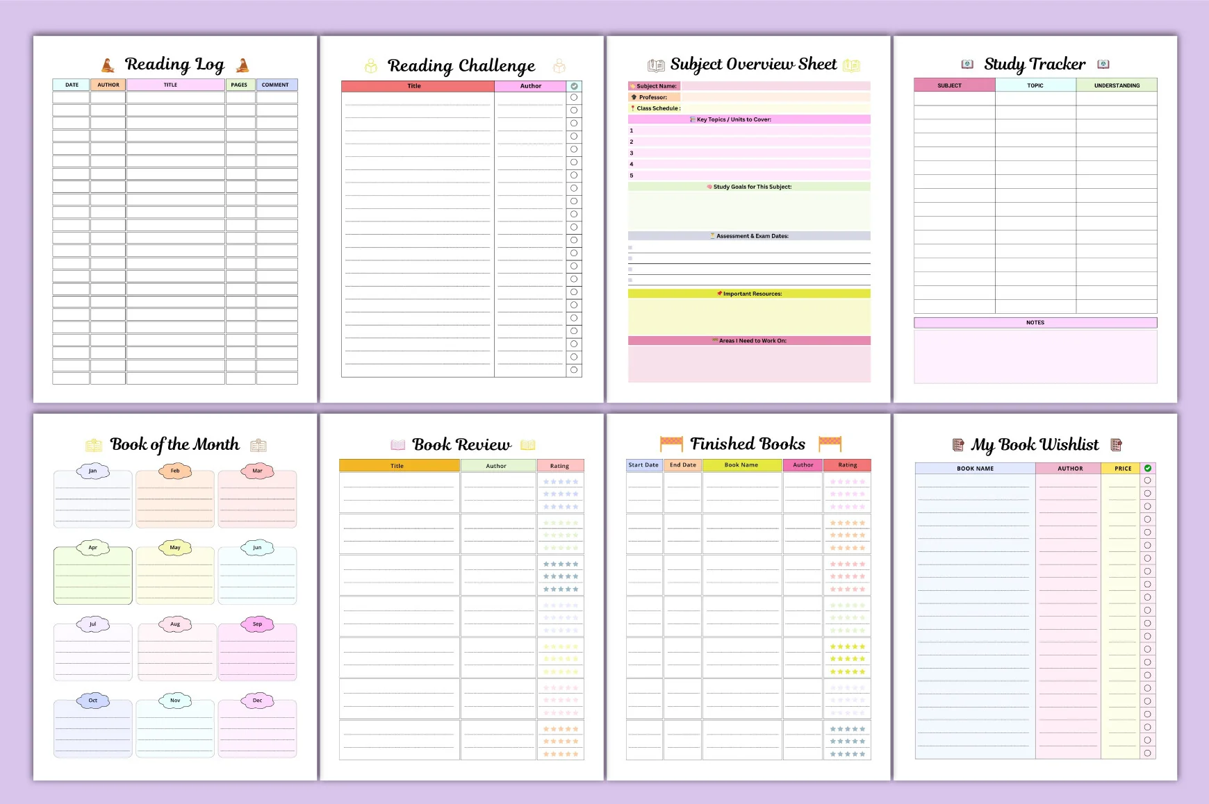 Study Glow Up Planner: Boost Your Academic Success - Image 4