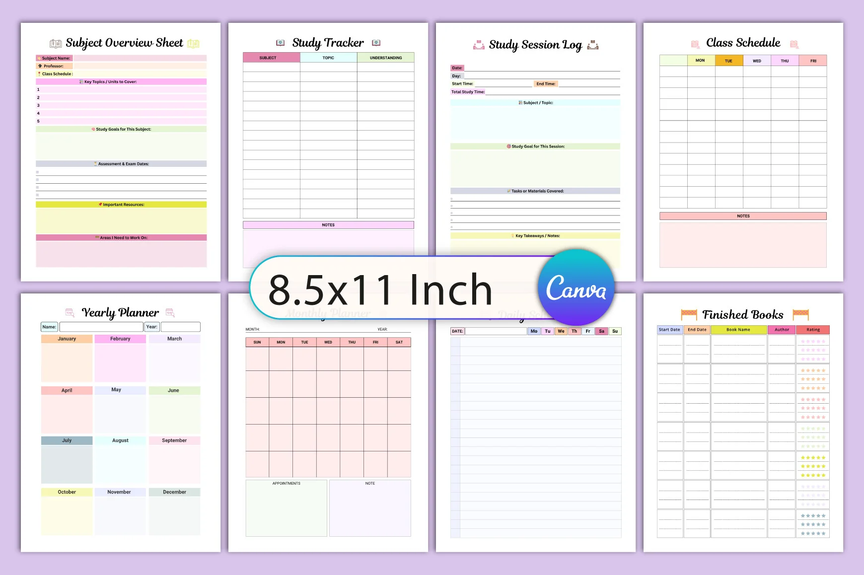Study Glow Up Planner: Optimize Your Academic Success - Image 3