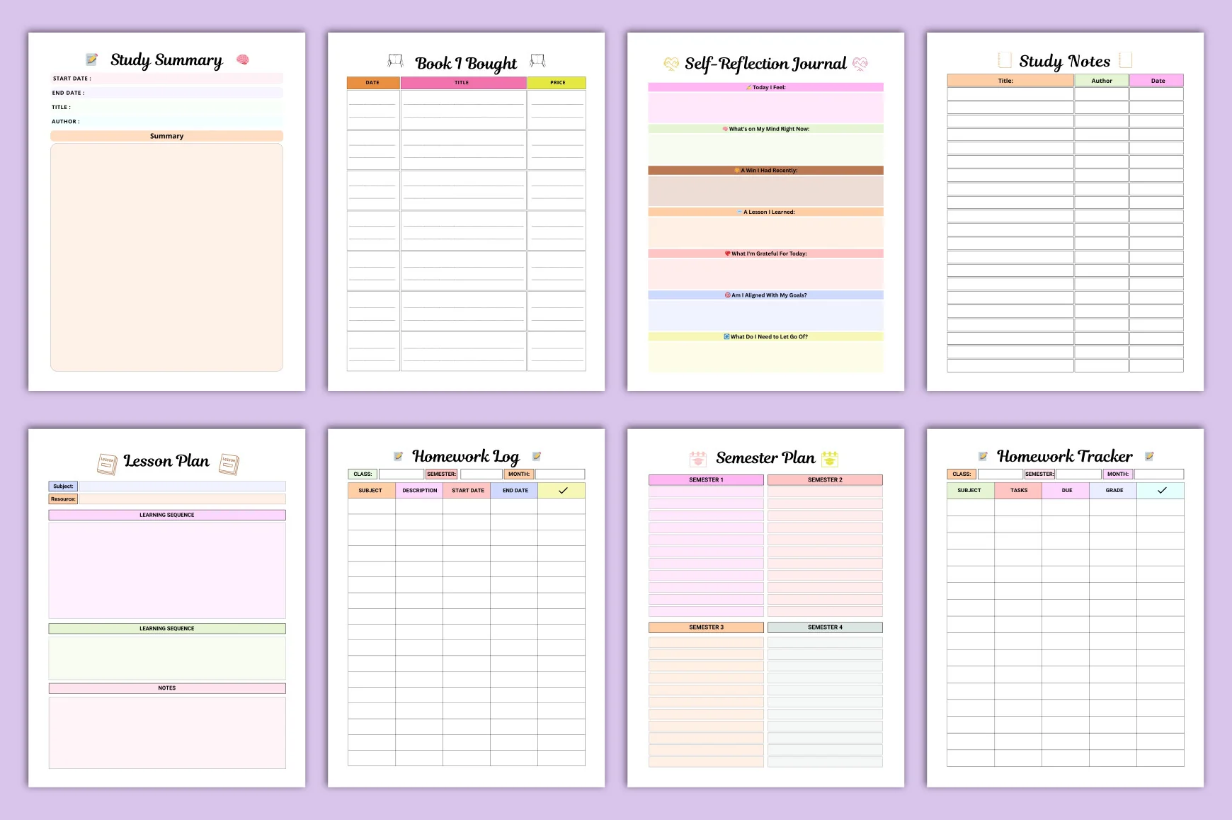 Study Glow Up Planner: Optimize Your Academic Success - Image 5