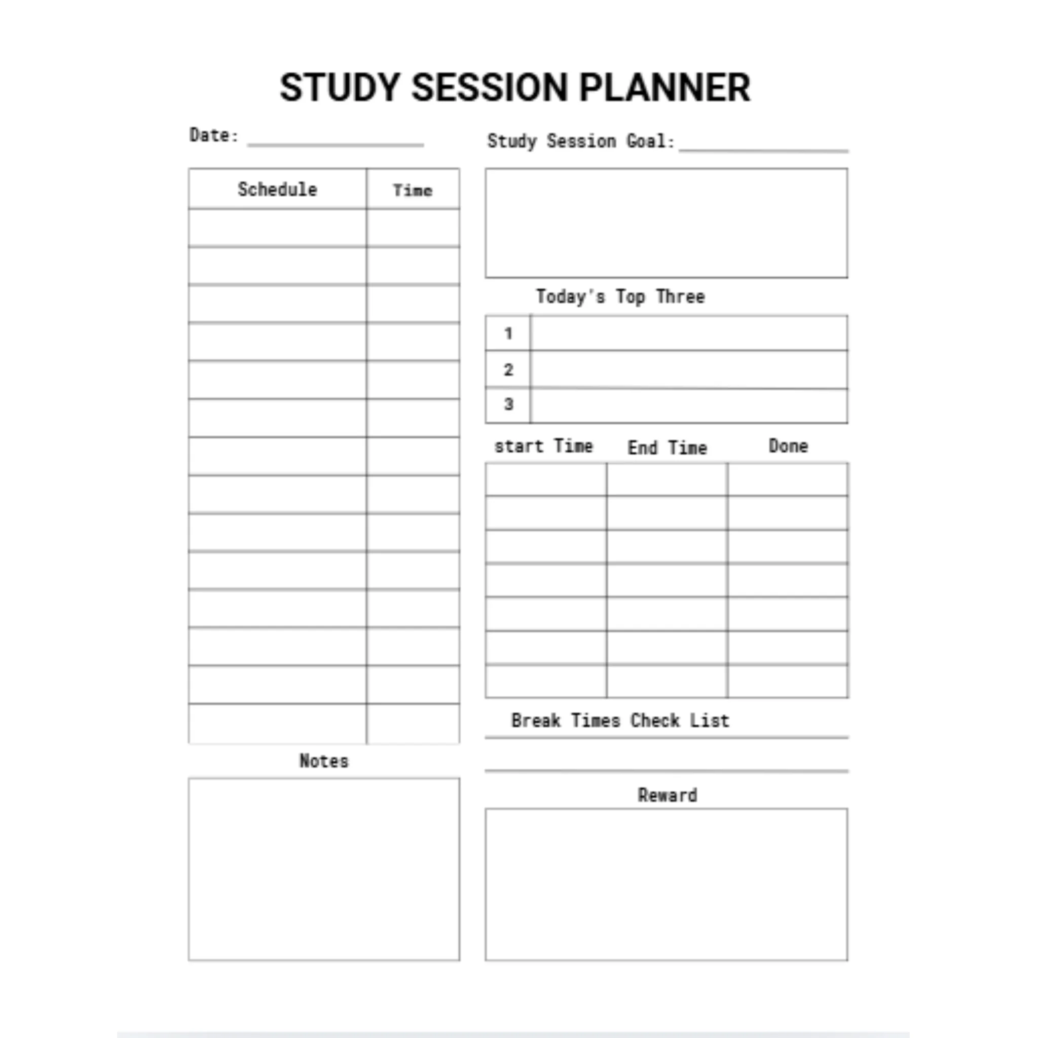 Study Session Planner Bundle - Image 3