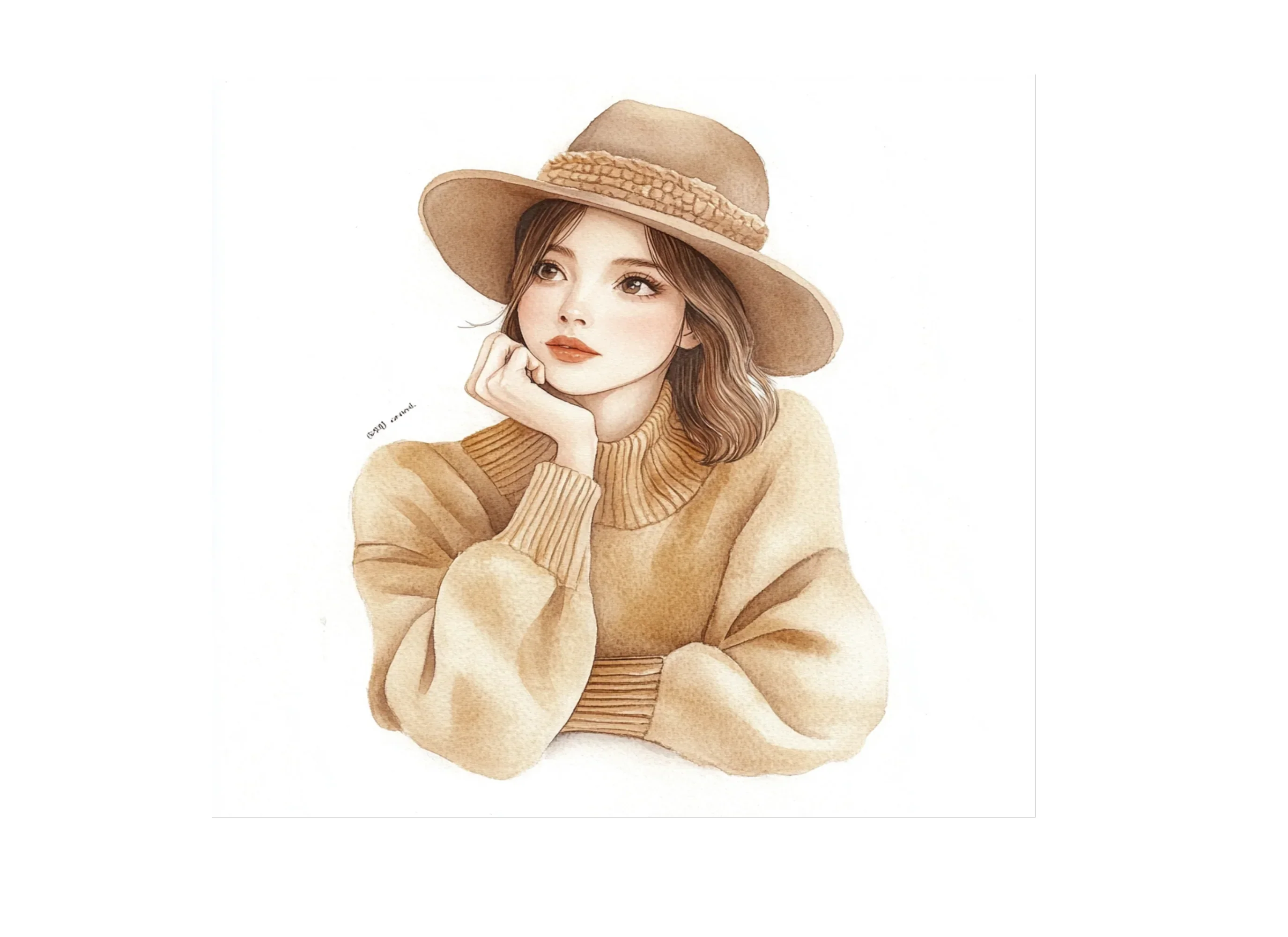Stylish Autumn Fashion Girls Clipart Bundle - Image 3