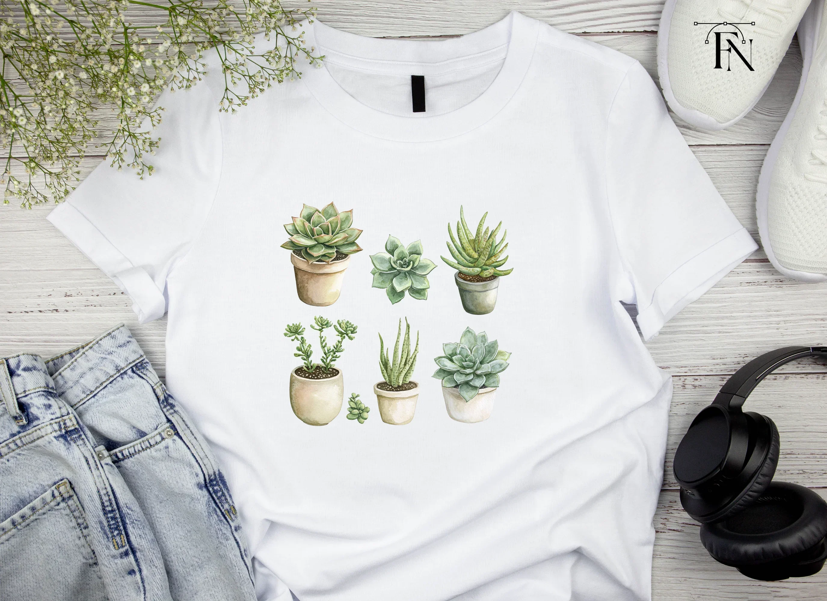 Succulent Clipart Bundle - Image 4