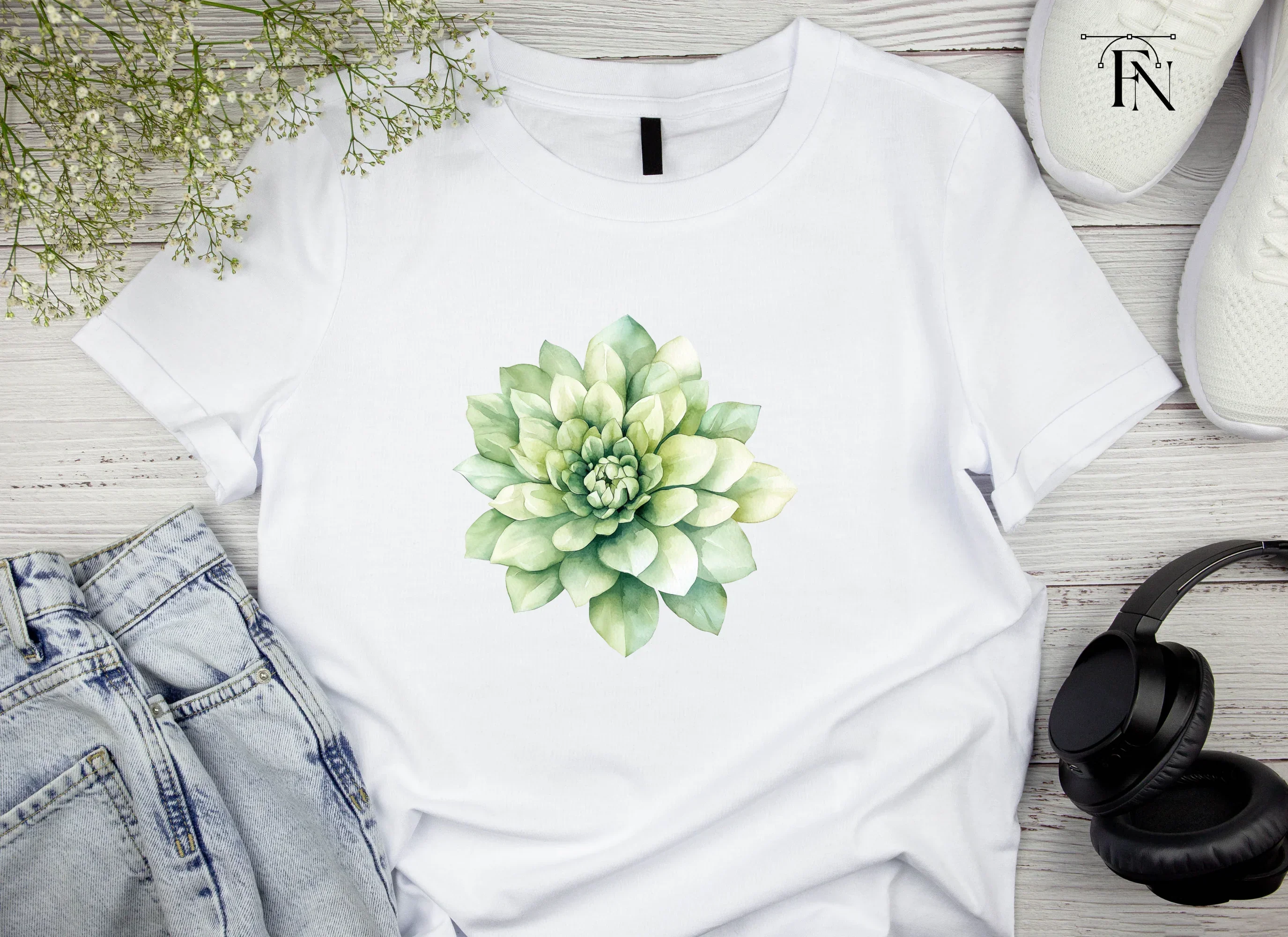 Succulent Clipart Bundle - Image 3