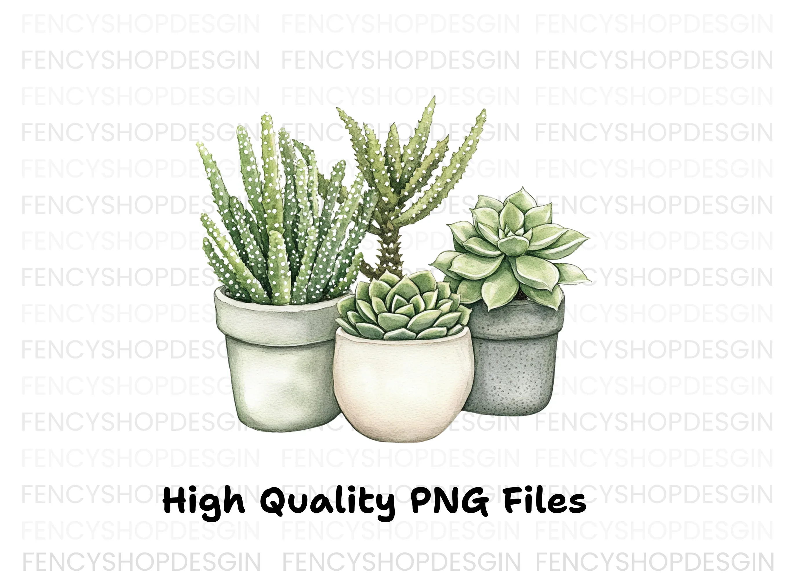 Succulent Clipart Bundle - Image 2