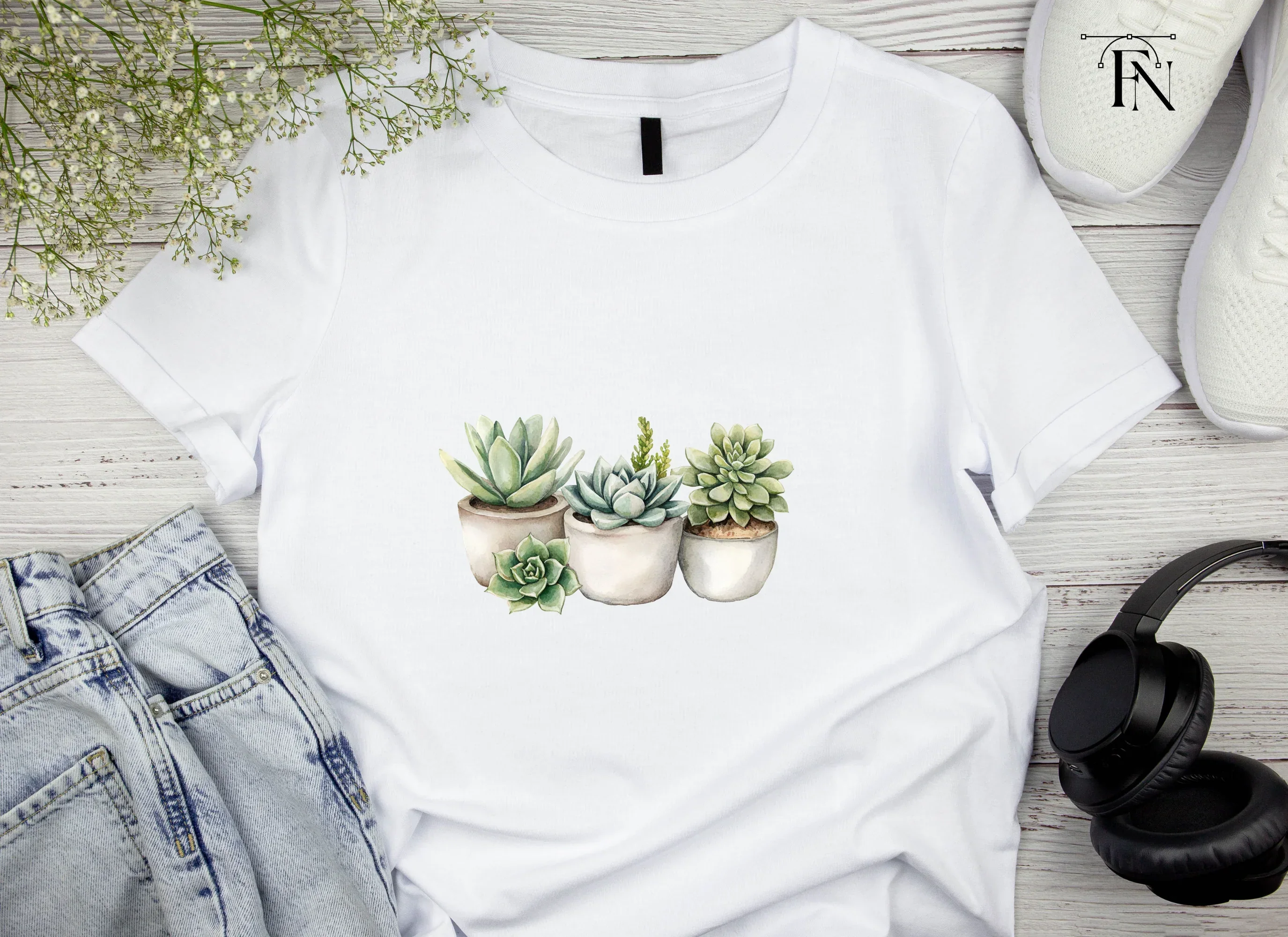 Succulent Clipart Bundle - Image 3