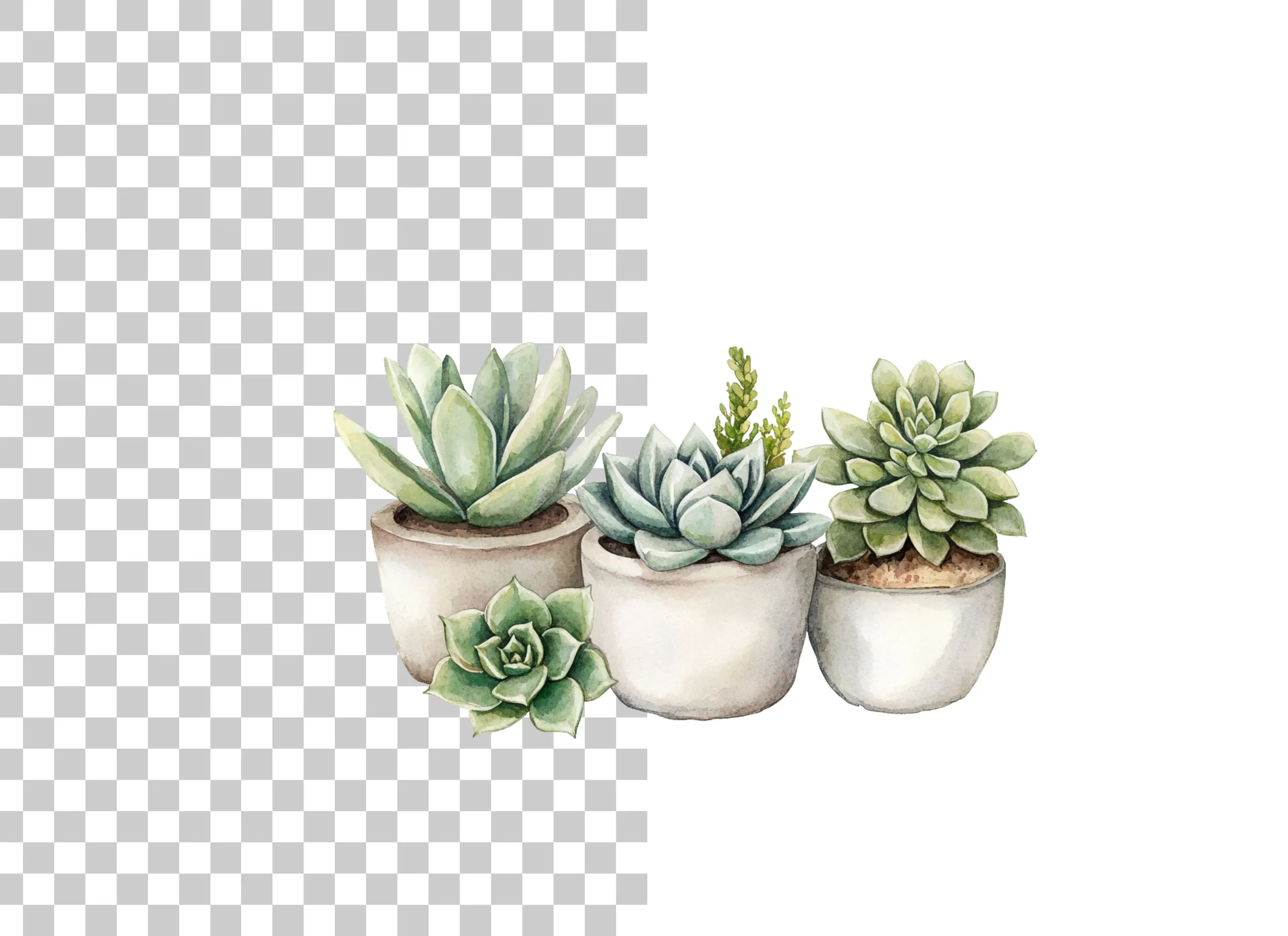 Succulent Clipart Bundle - Image 6