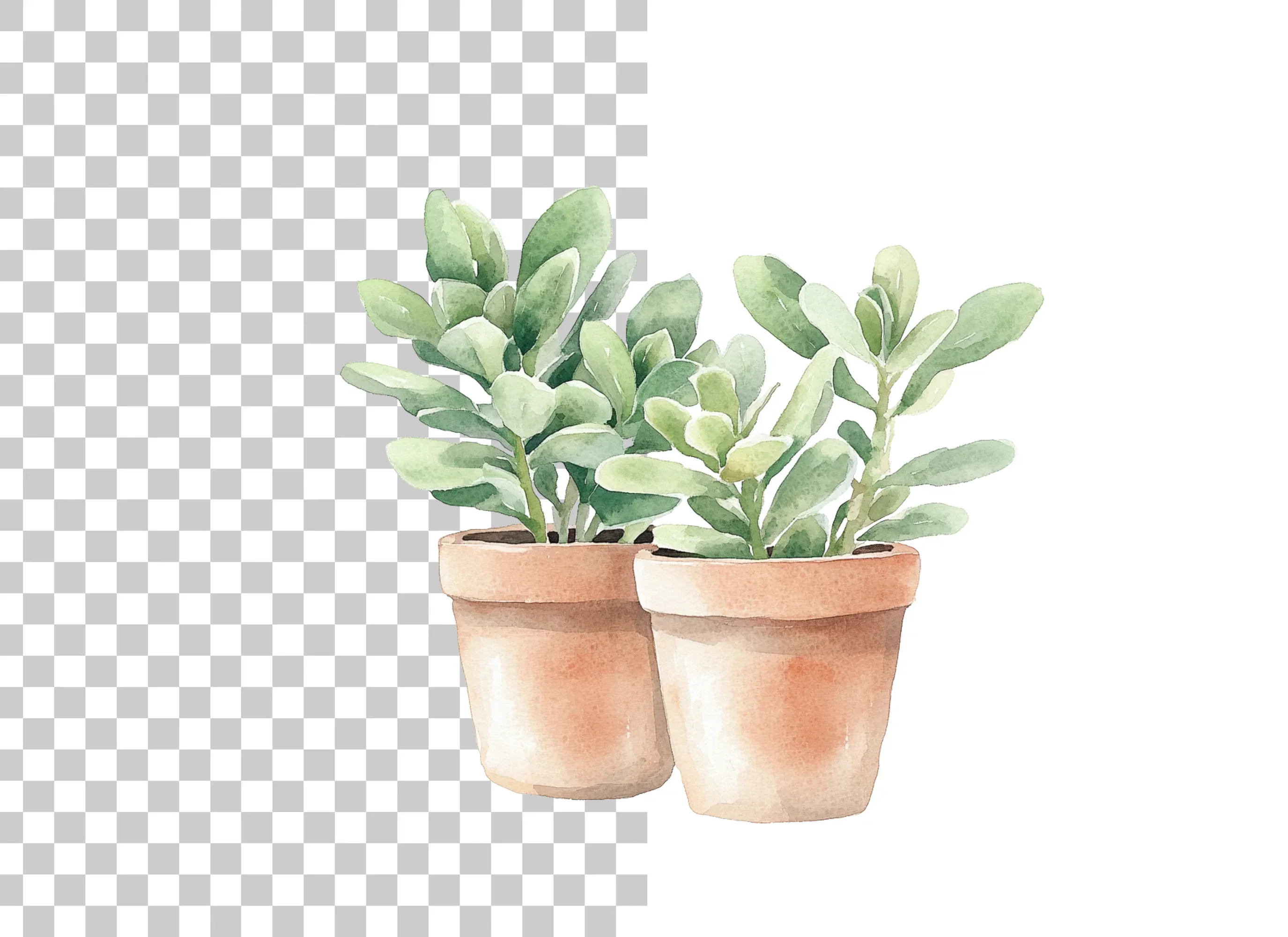 Succulent Plants Clipart Bundle - Image 2