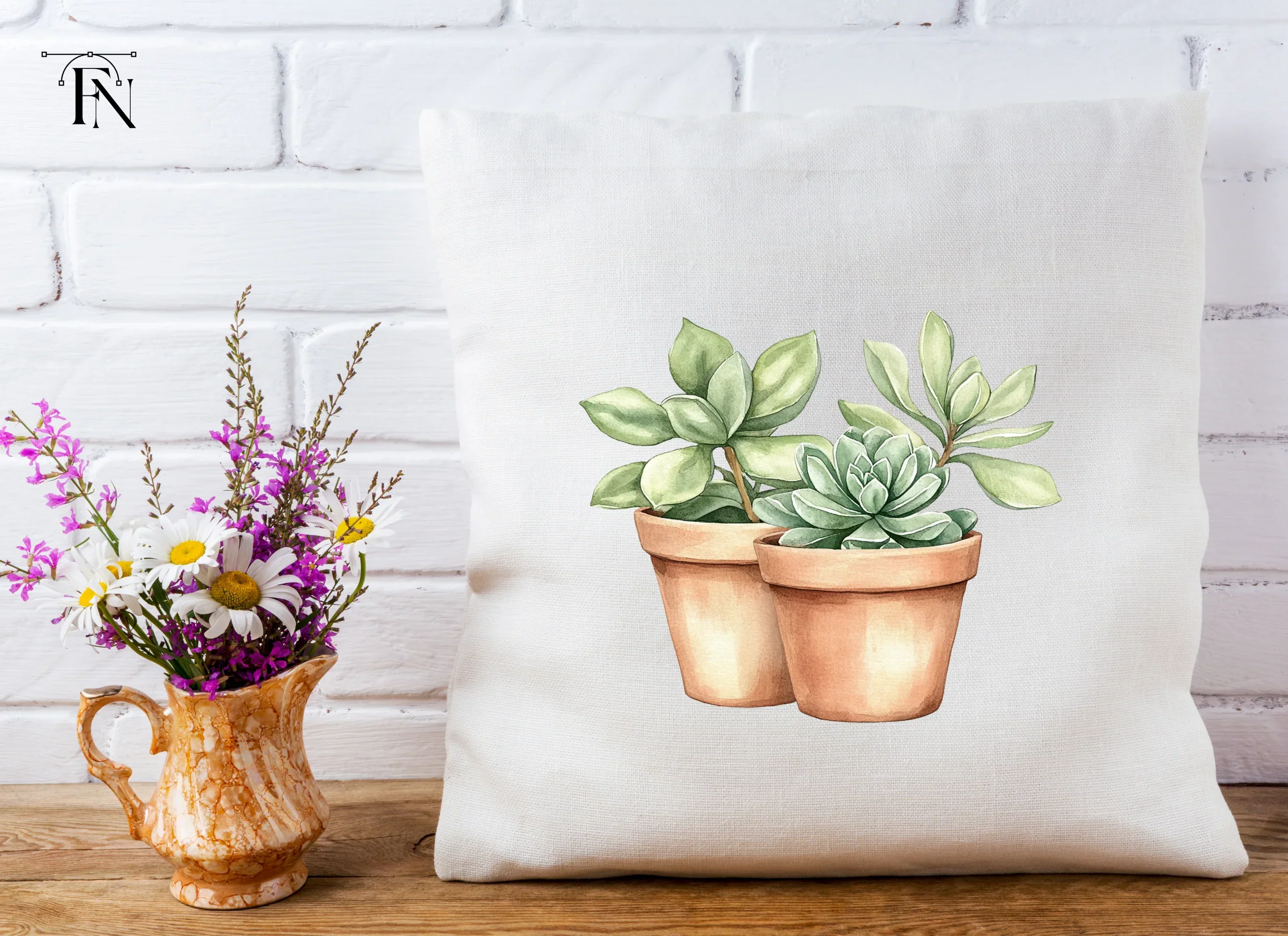 Succulent Plants Clipart Bundle - Image 5