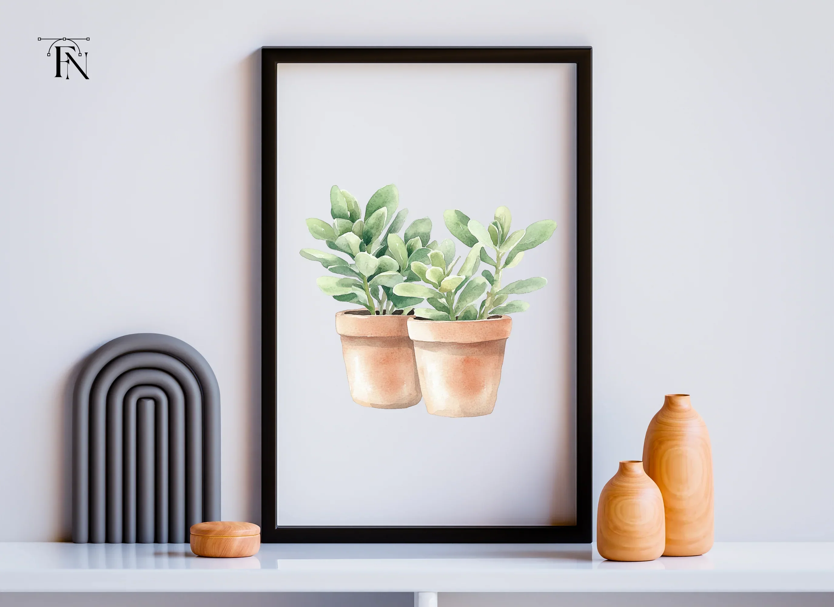 Succulent Plants Clipart Bundle - Image 6