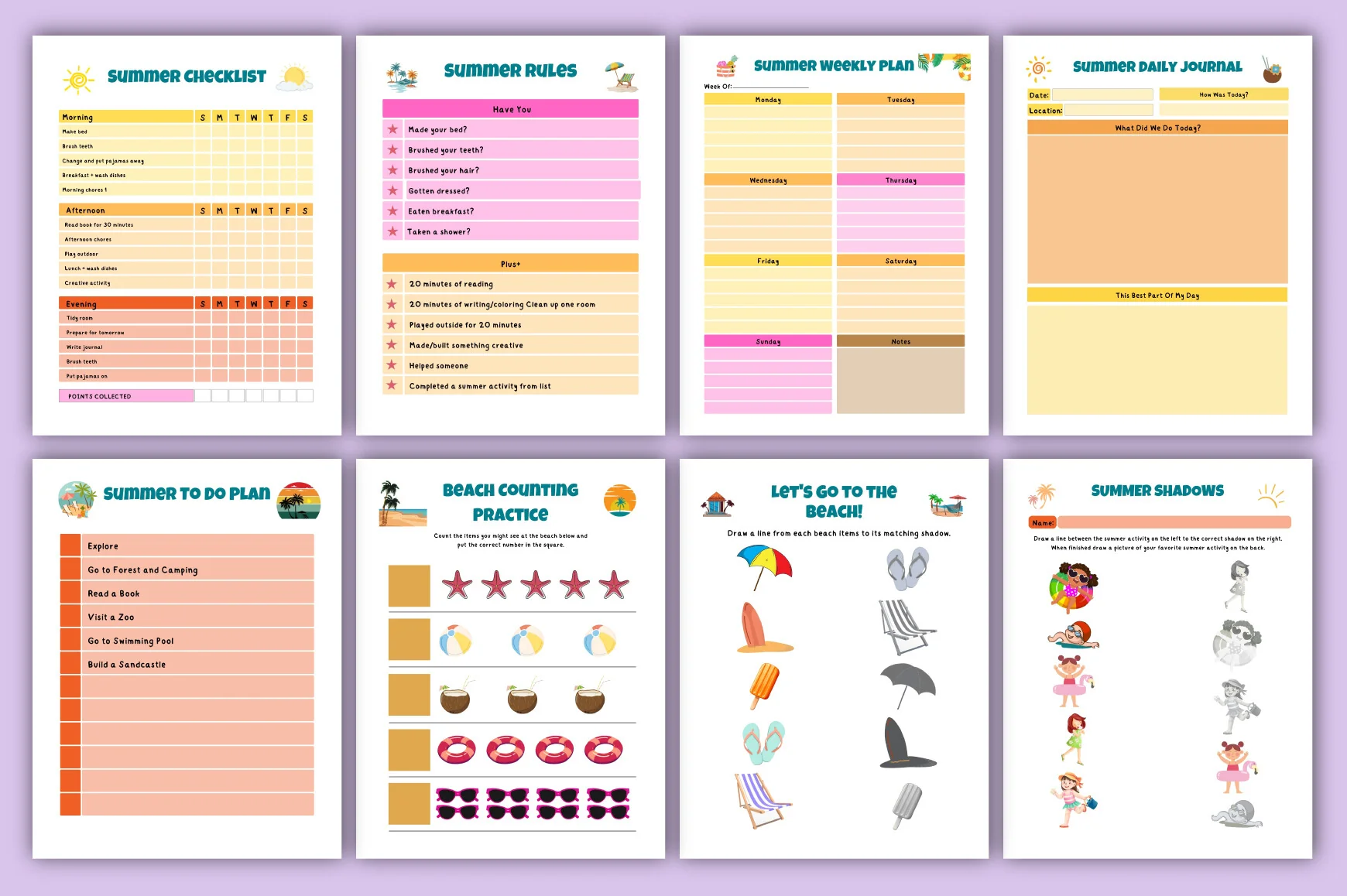 Summer Activity Planner for Kids - Image 4