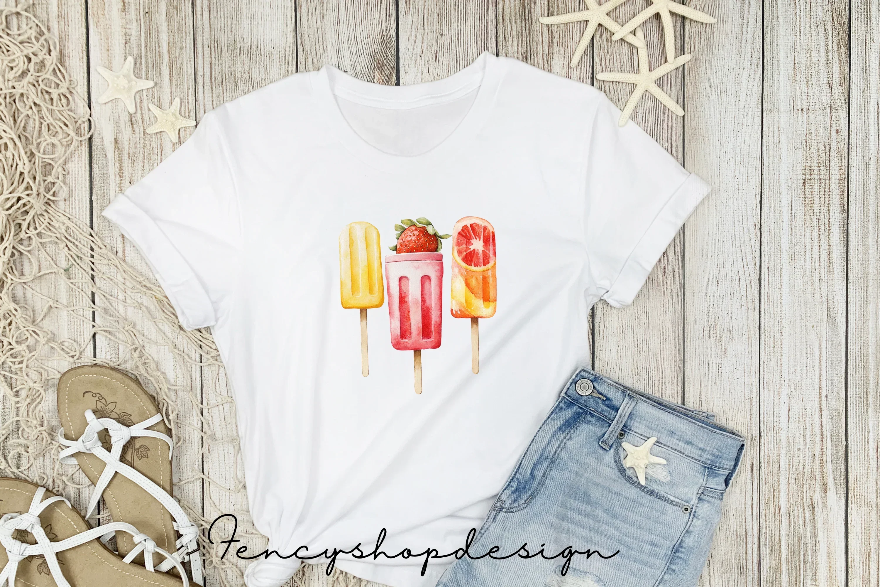 Summer Frozen Treats Clipart Bundle - Image 5