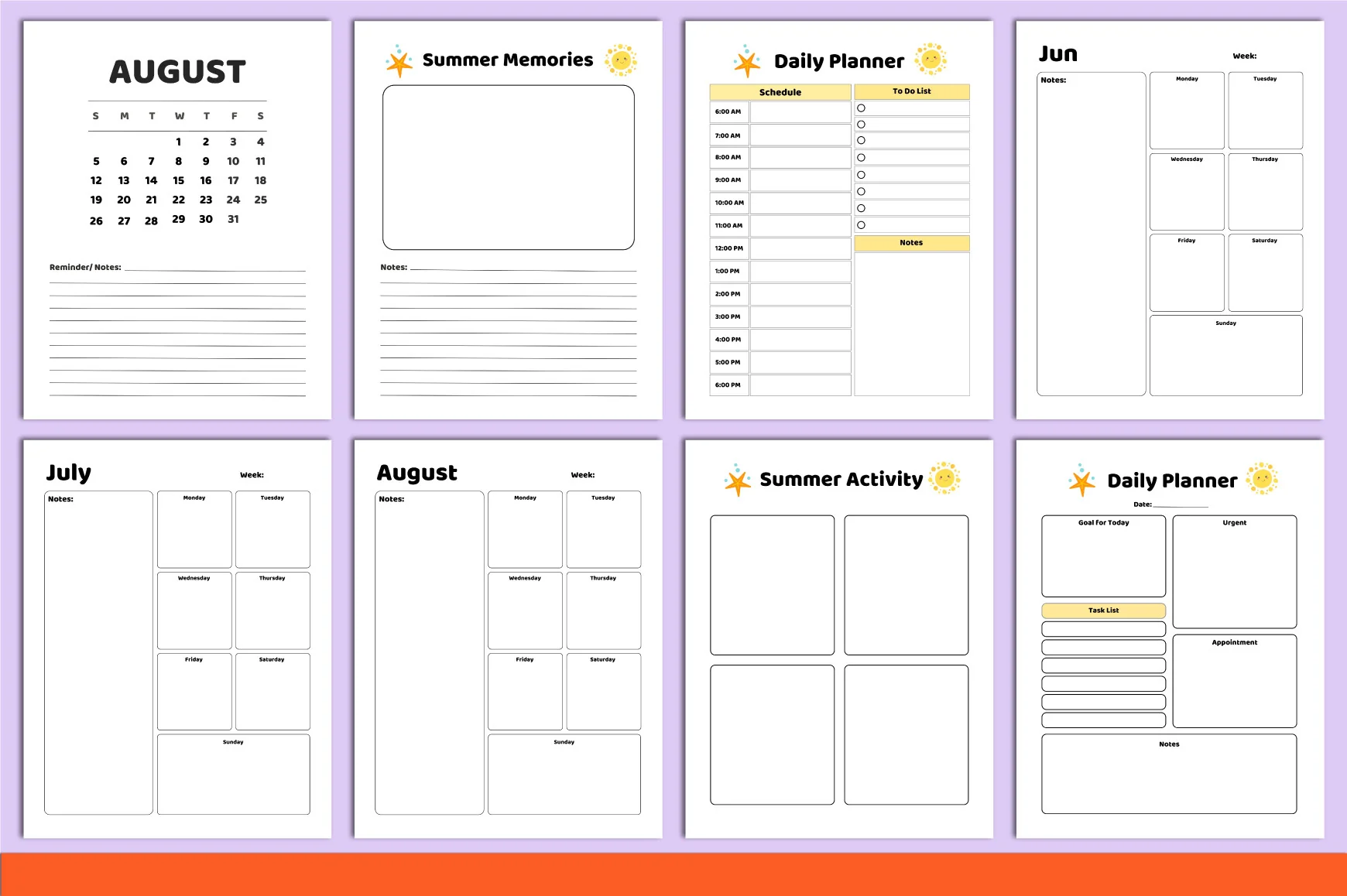Summer Planner for Kids - Image 3