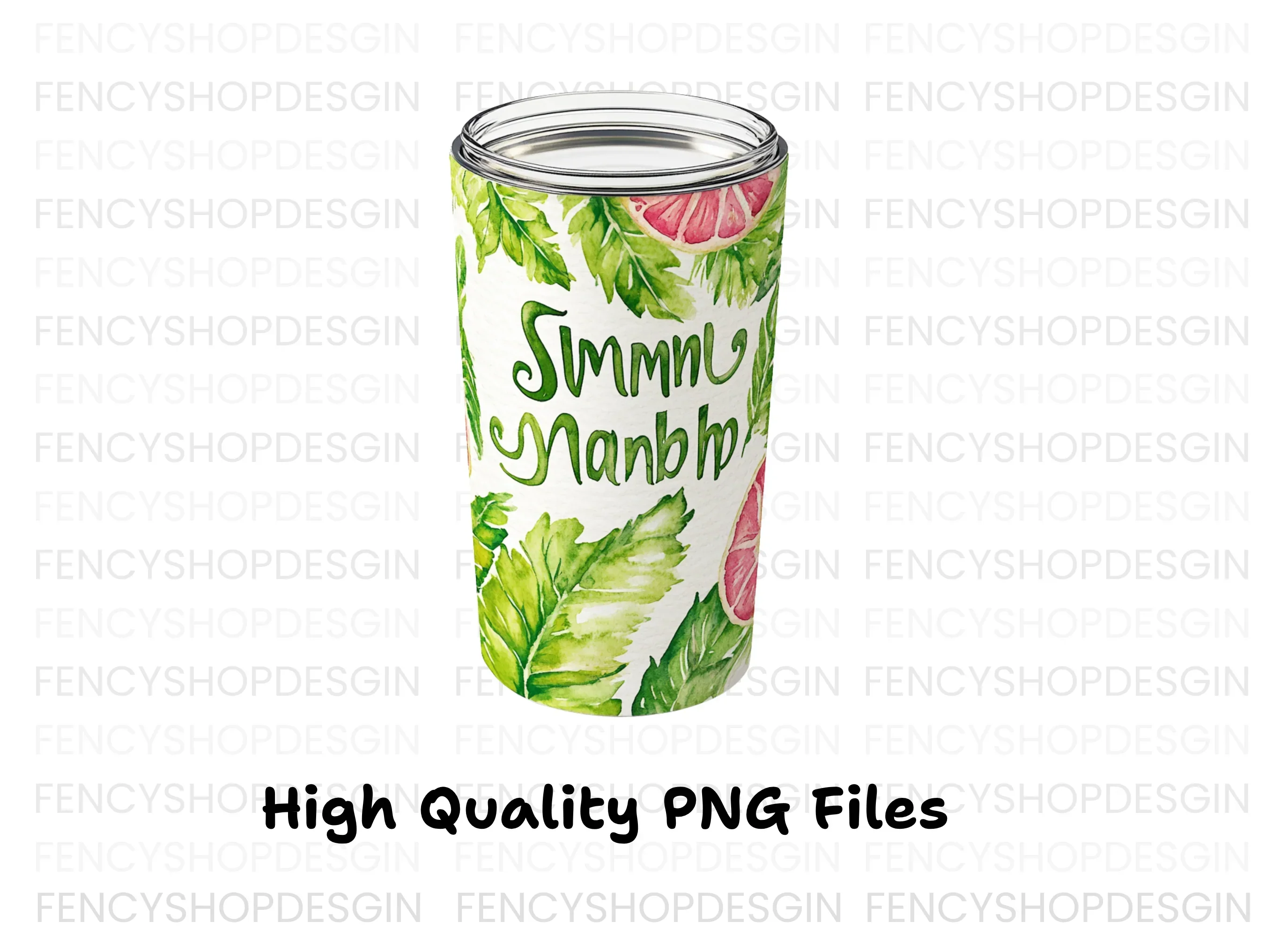 Summer Vibes Tumbler Clipart Bundle - Image 3