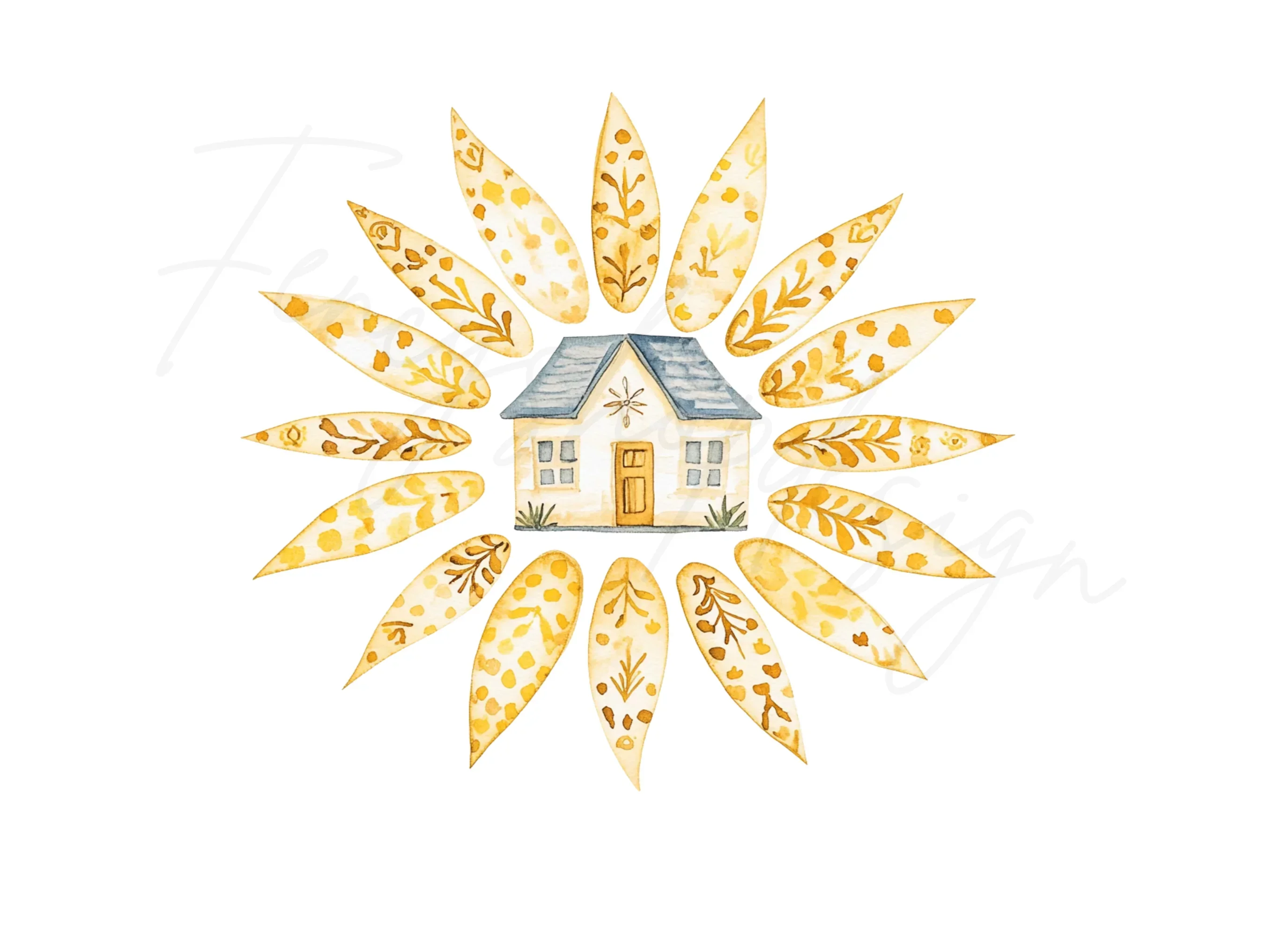 Sun and House Clipart Bundle - Image 3