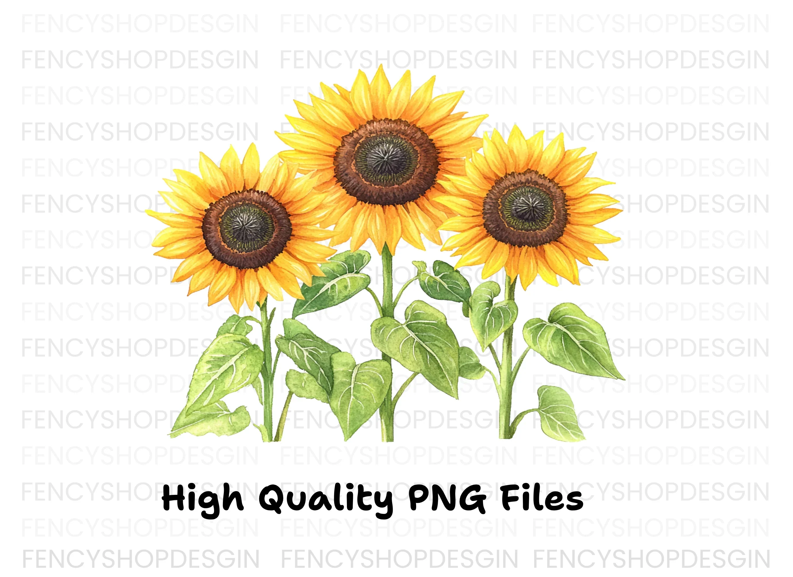 Sunflower Clipart Bundle - Image 3