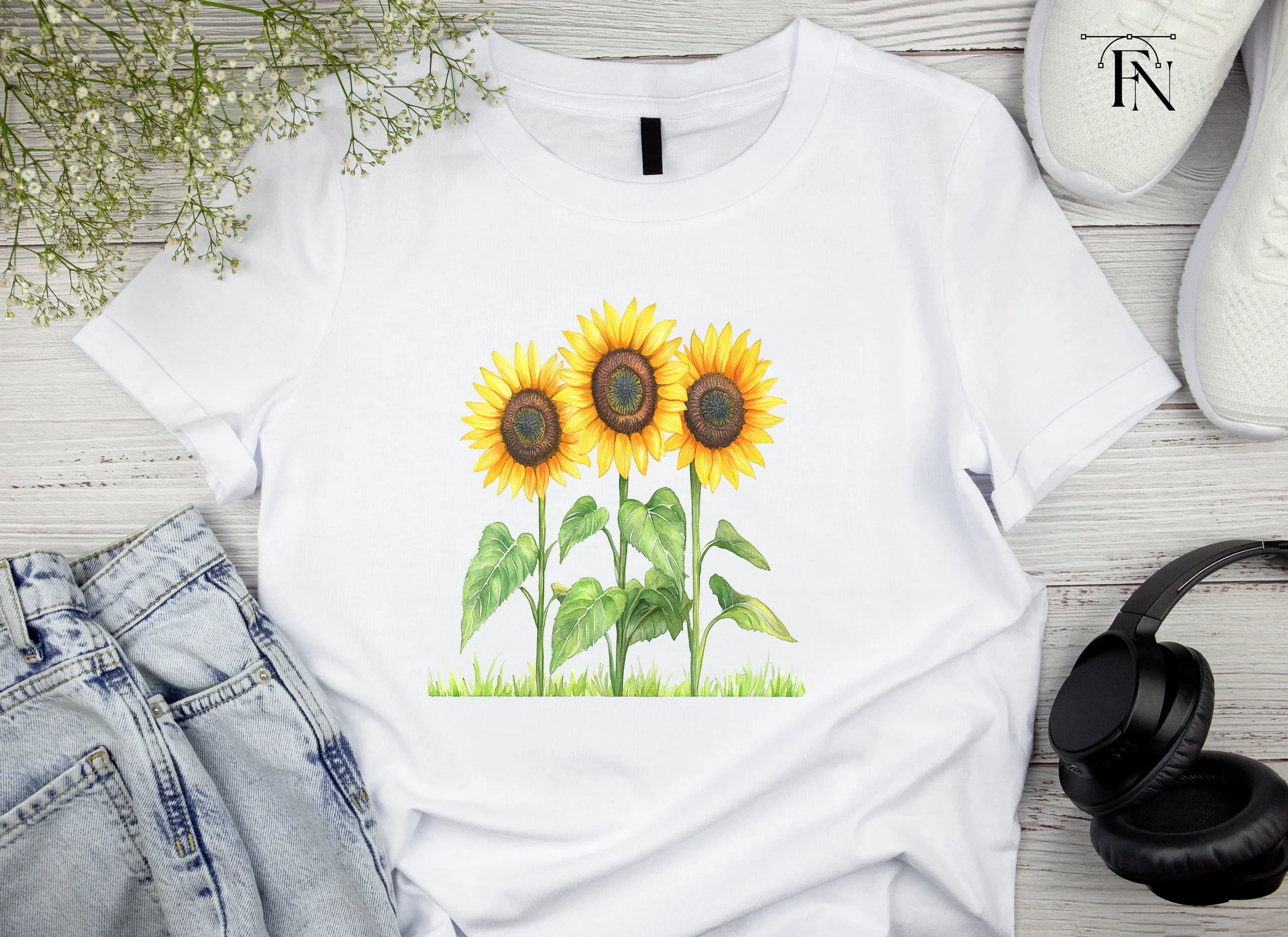 Sunflower Clipart Bundle - Image 4