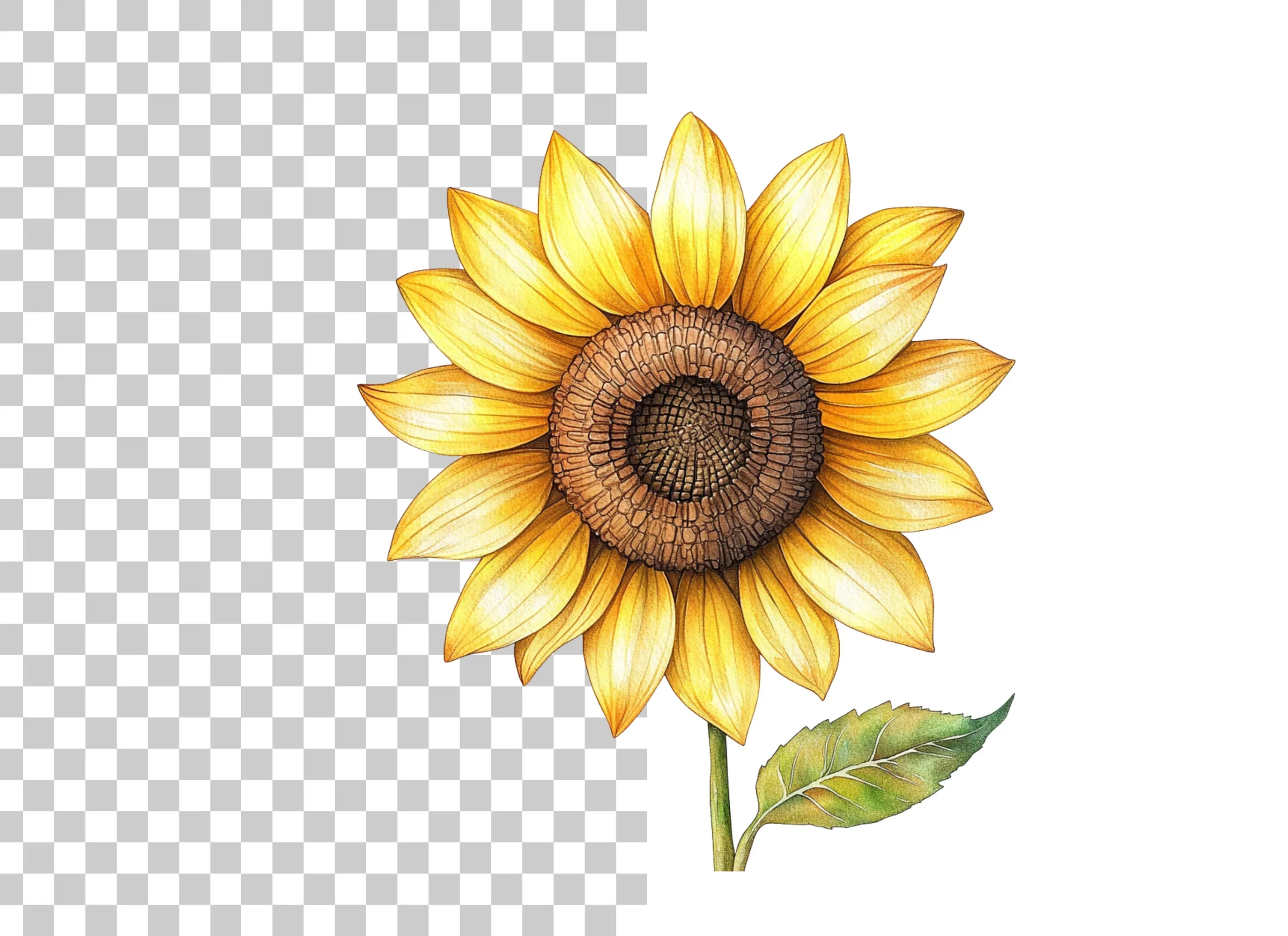 Sunflower Clipart Bundle - Image 2