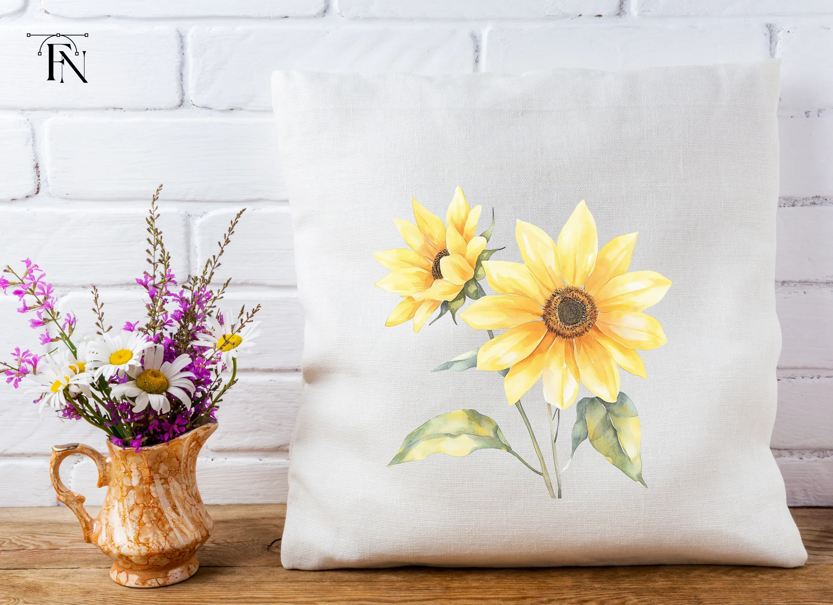 Sunflower Clipart Bundle - Image 5