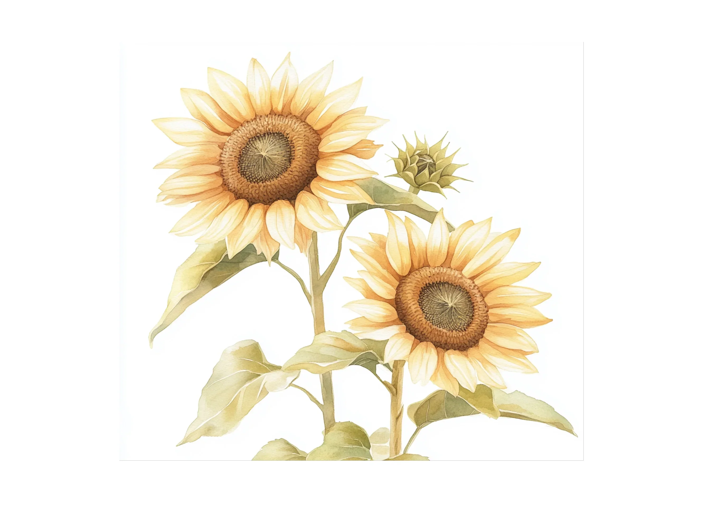 Sunny Sunflower Clipart Bundle - Image 2