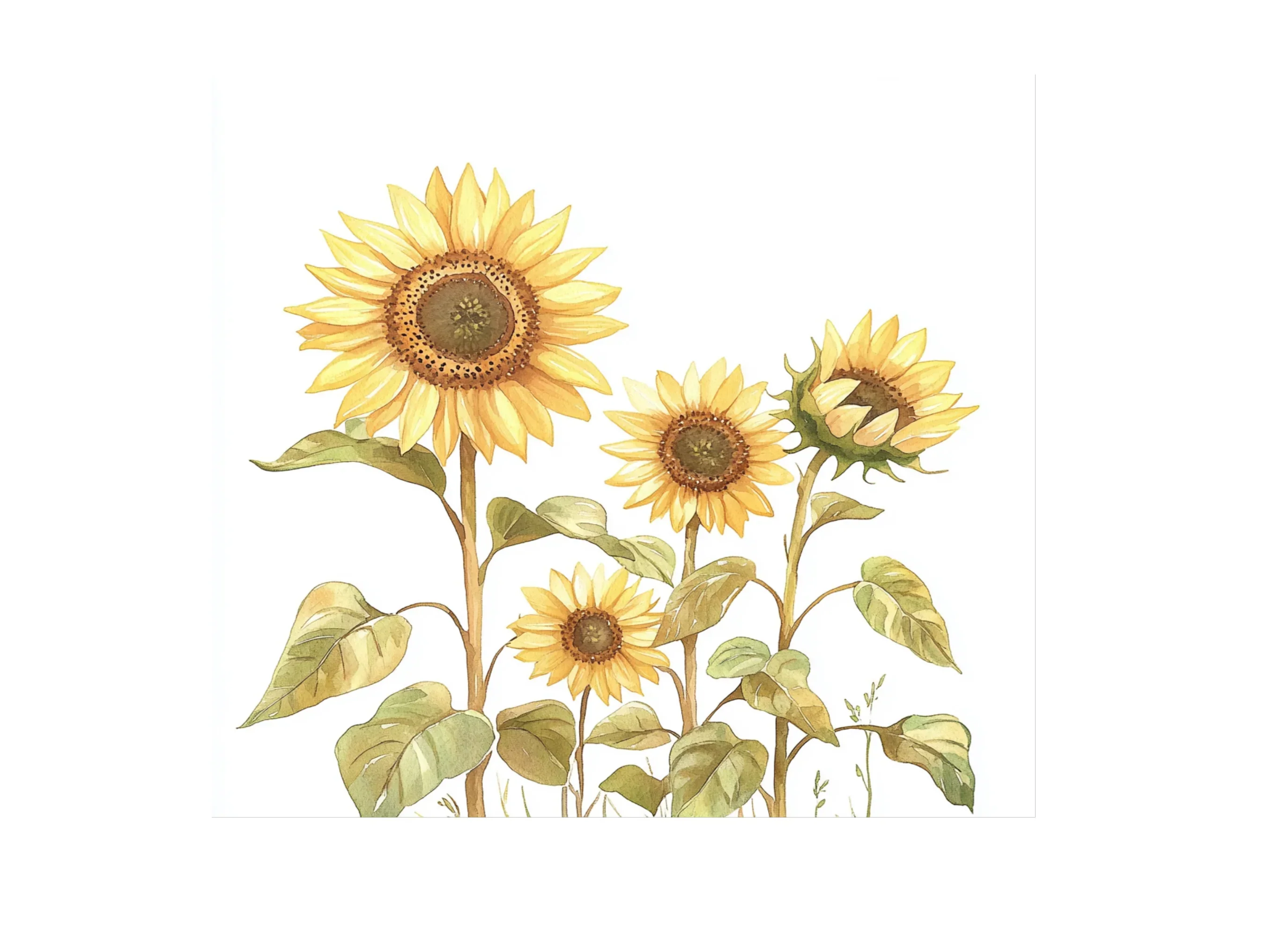 Sunny Sunflower Clipart Bundle - Image 3