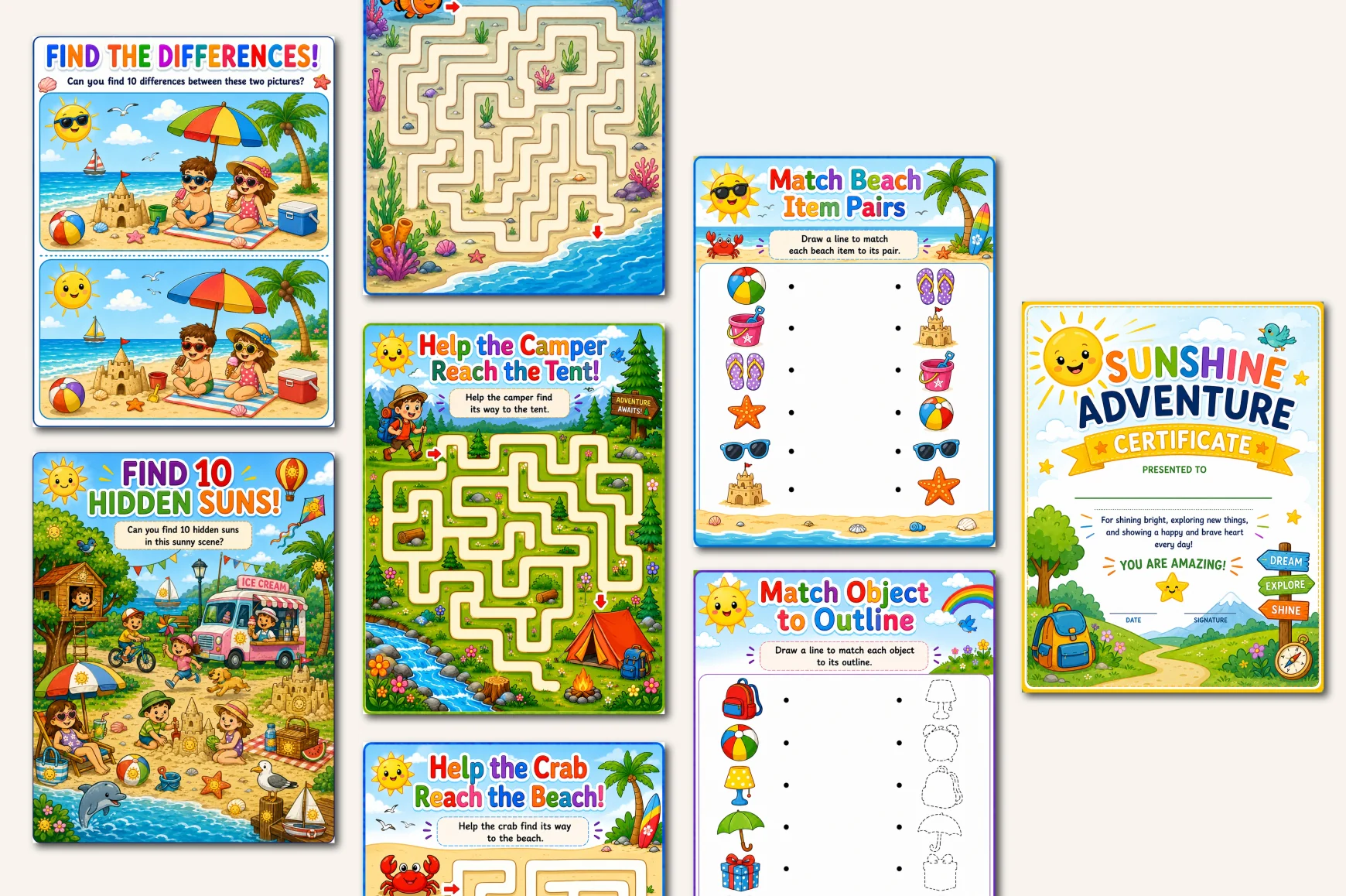 Sunshine Adventures Workbook - Image 4