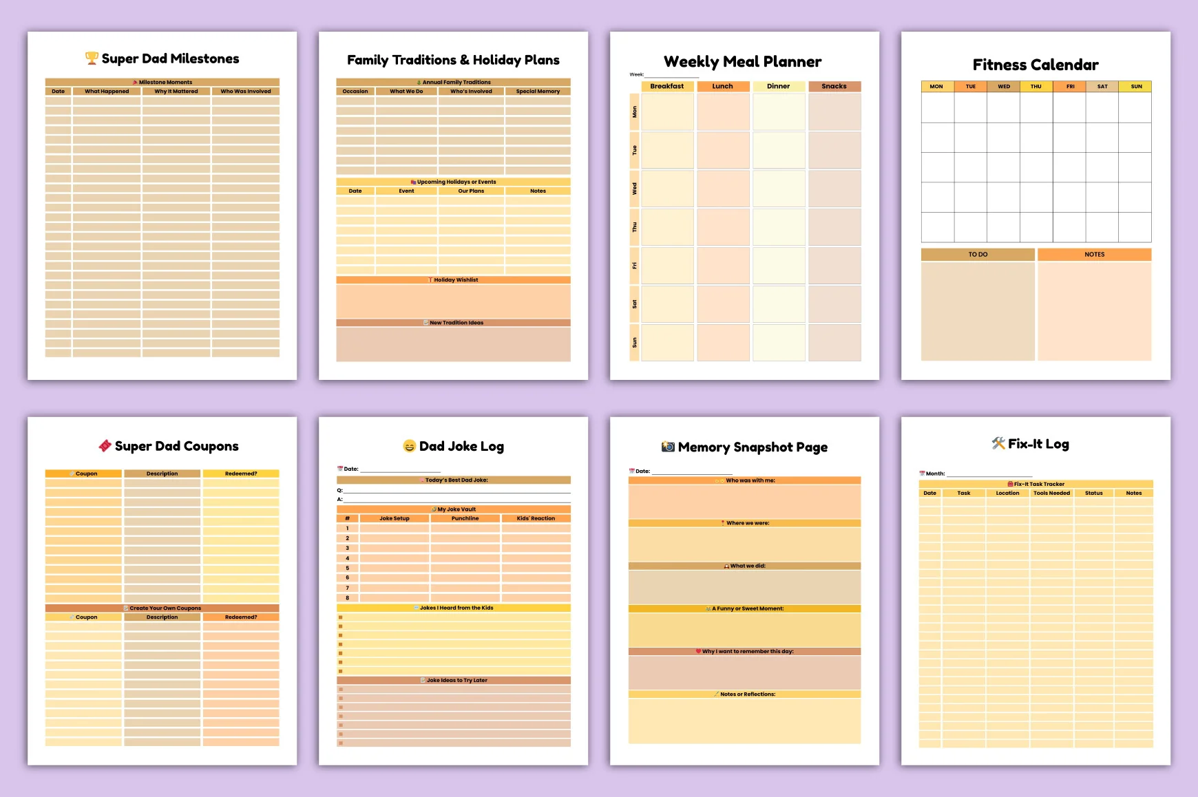 Super Dad Planner - Image 3