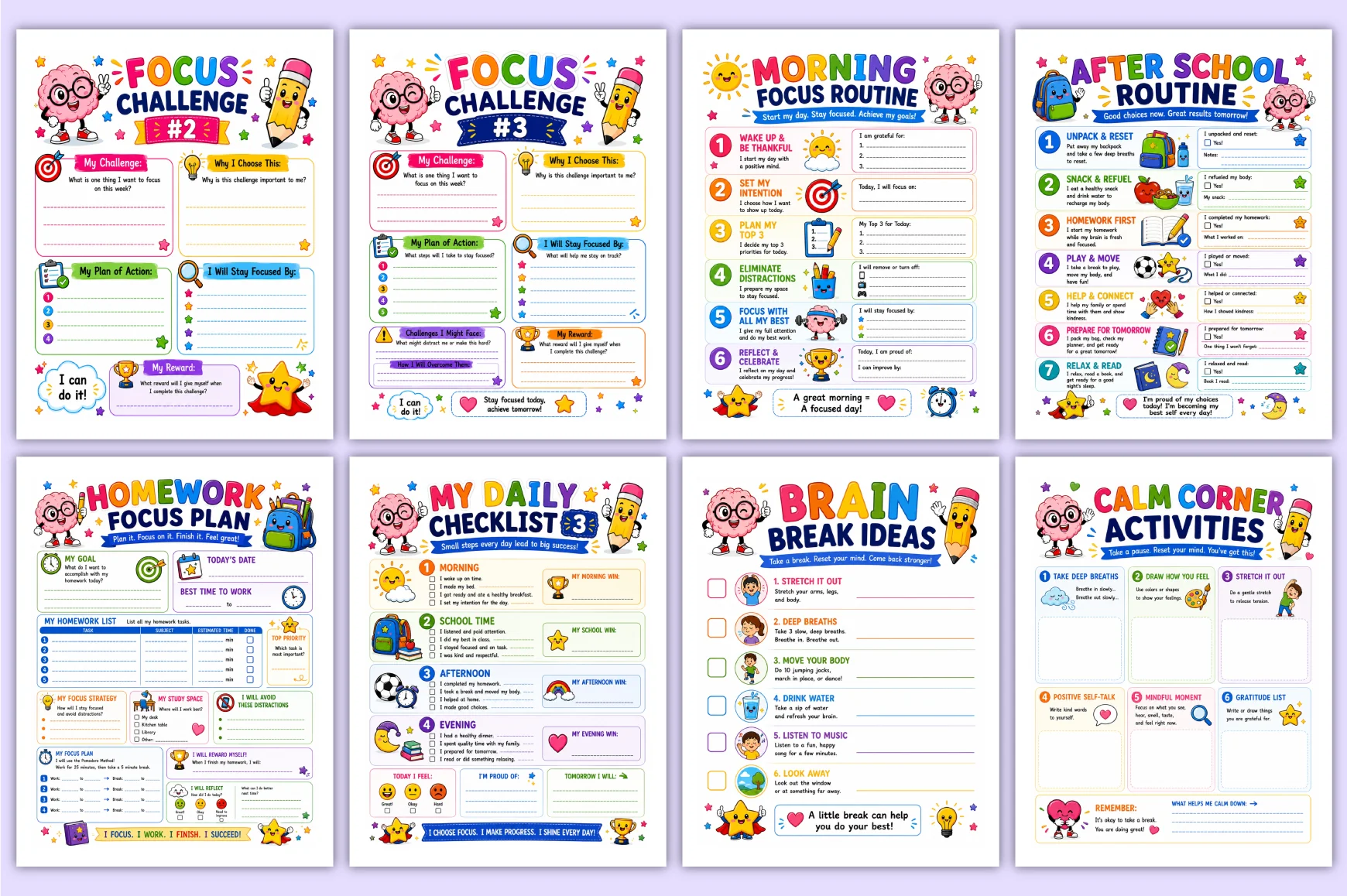 Super Focus For Kids Planner - Image 3
