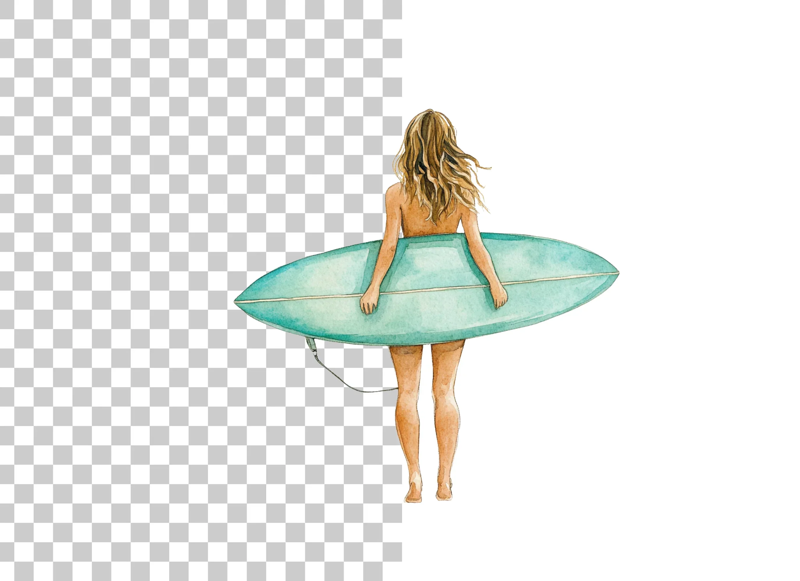 Surfer Summer Fun Clipart Bundle - Image 2