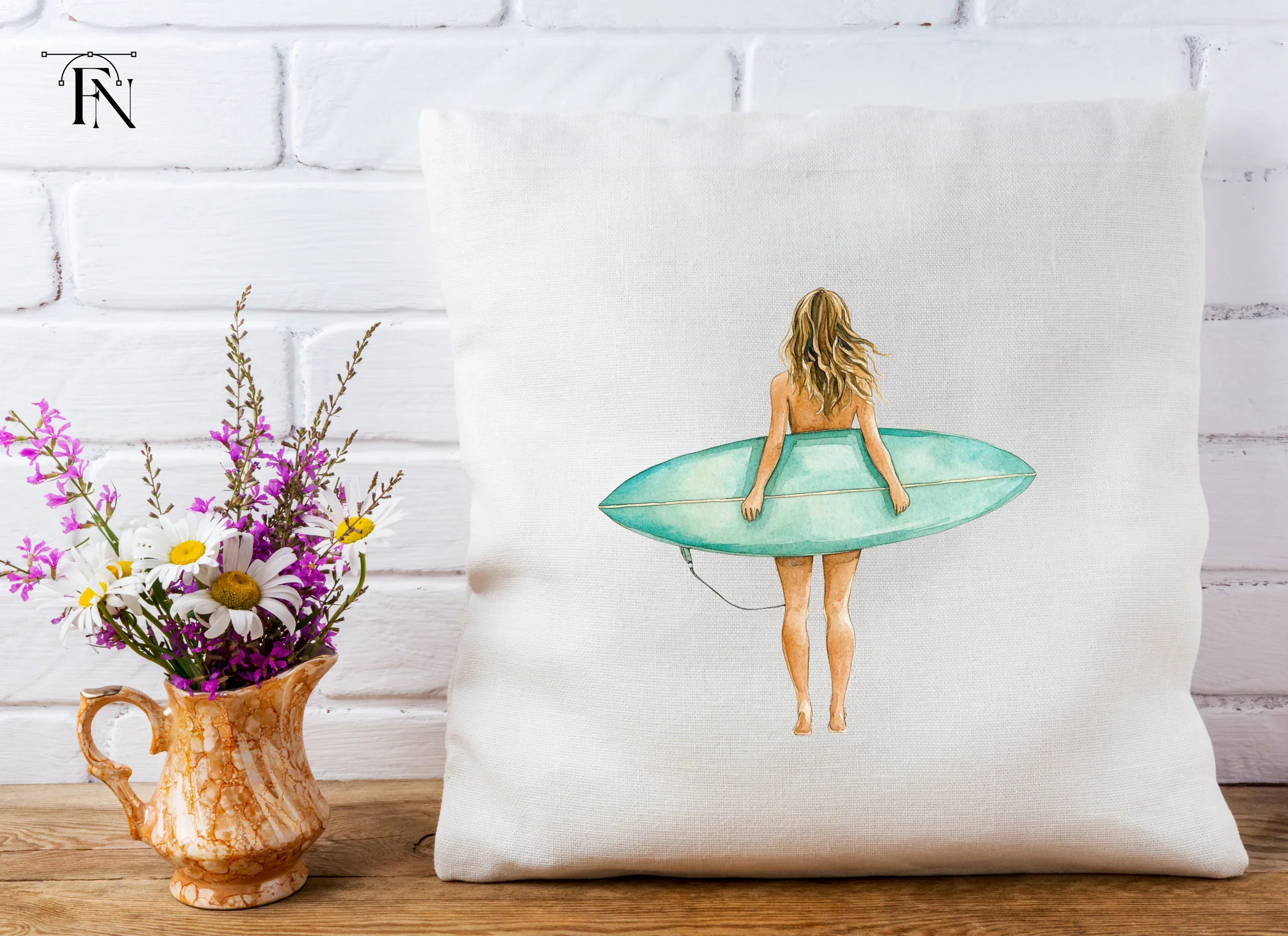 Surfer Summer Fun Clipart Bundle - Image 5