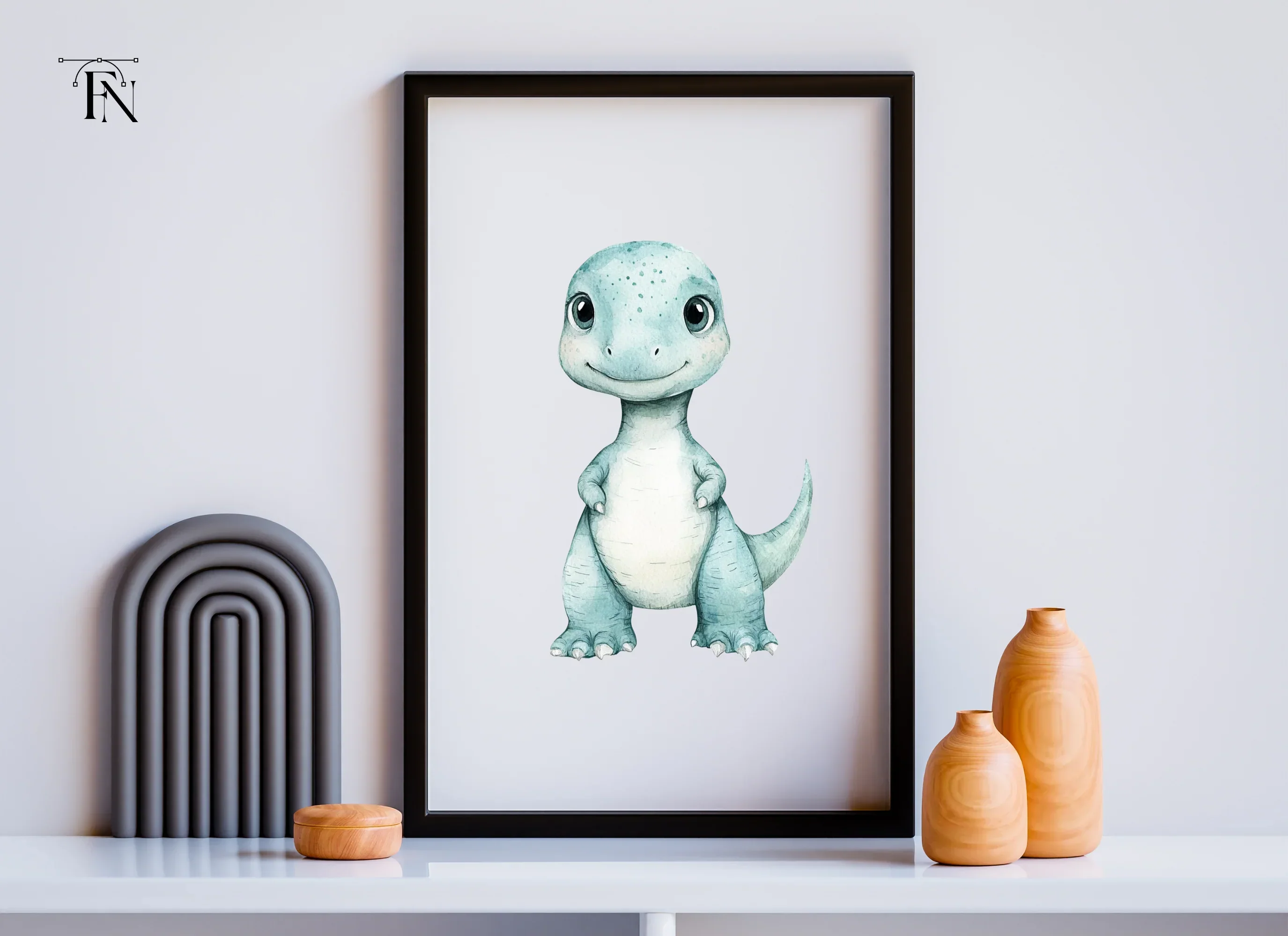Sweet Baby Dinosaur Duo Clipart Bundle - Image 3