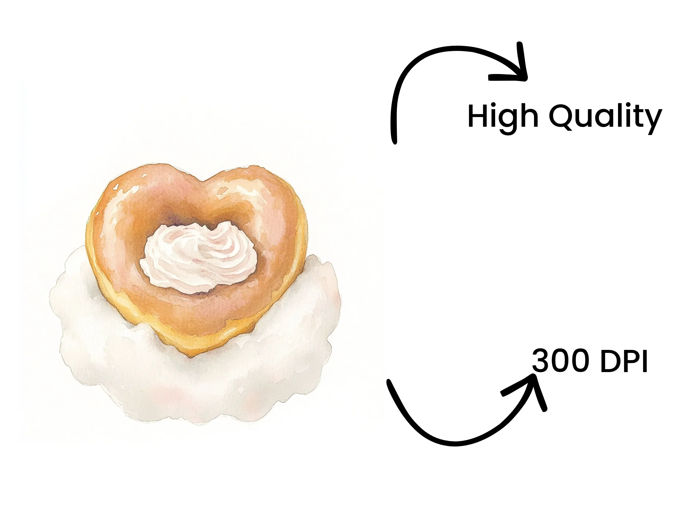 Sweet Dreamy Donut Cloud Clipart Bundle - Image 4