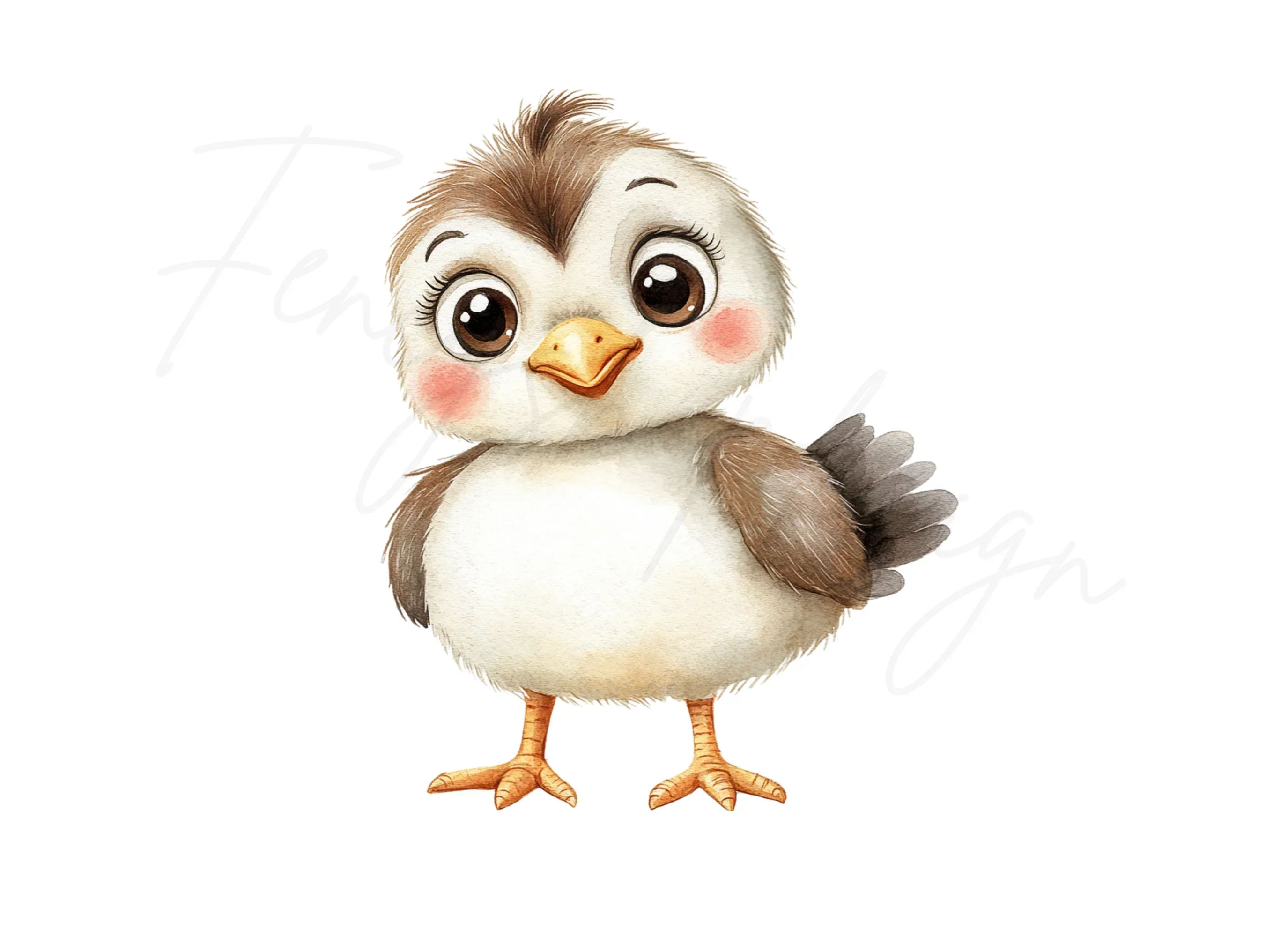 Sweet Sparrow Bird Clipart Bundle - Image 2