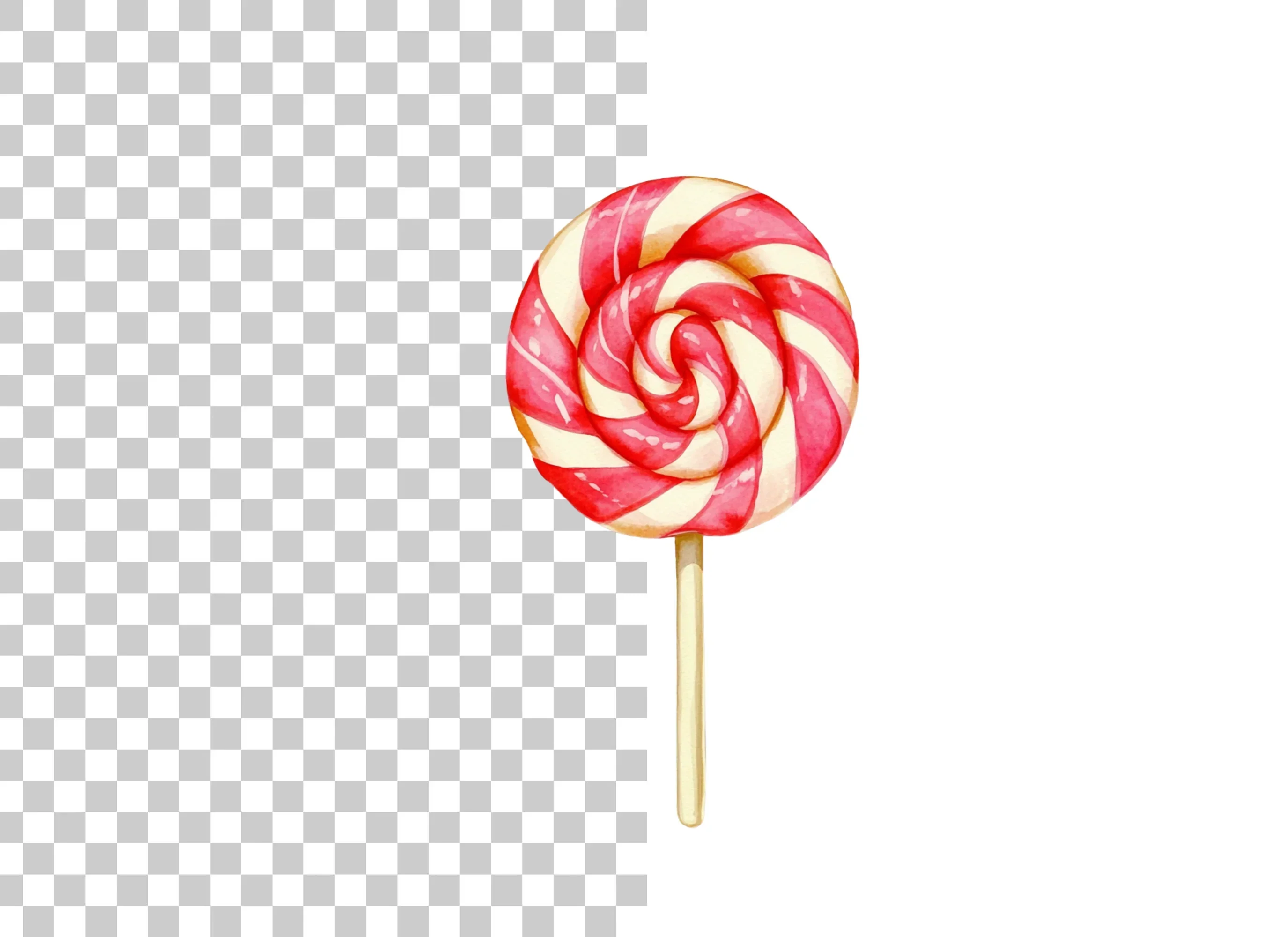 Sweet Swirl Lollipop Clipart Bundle - Image 2