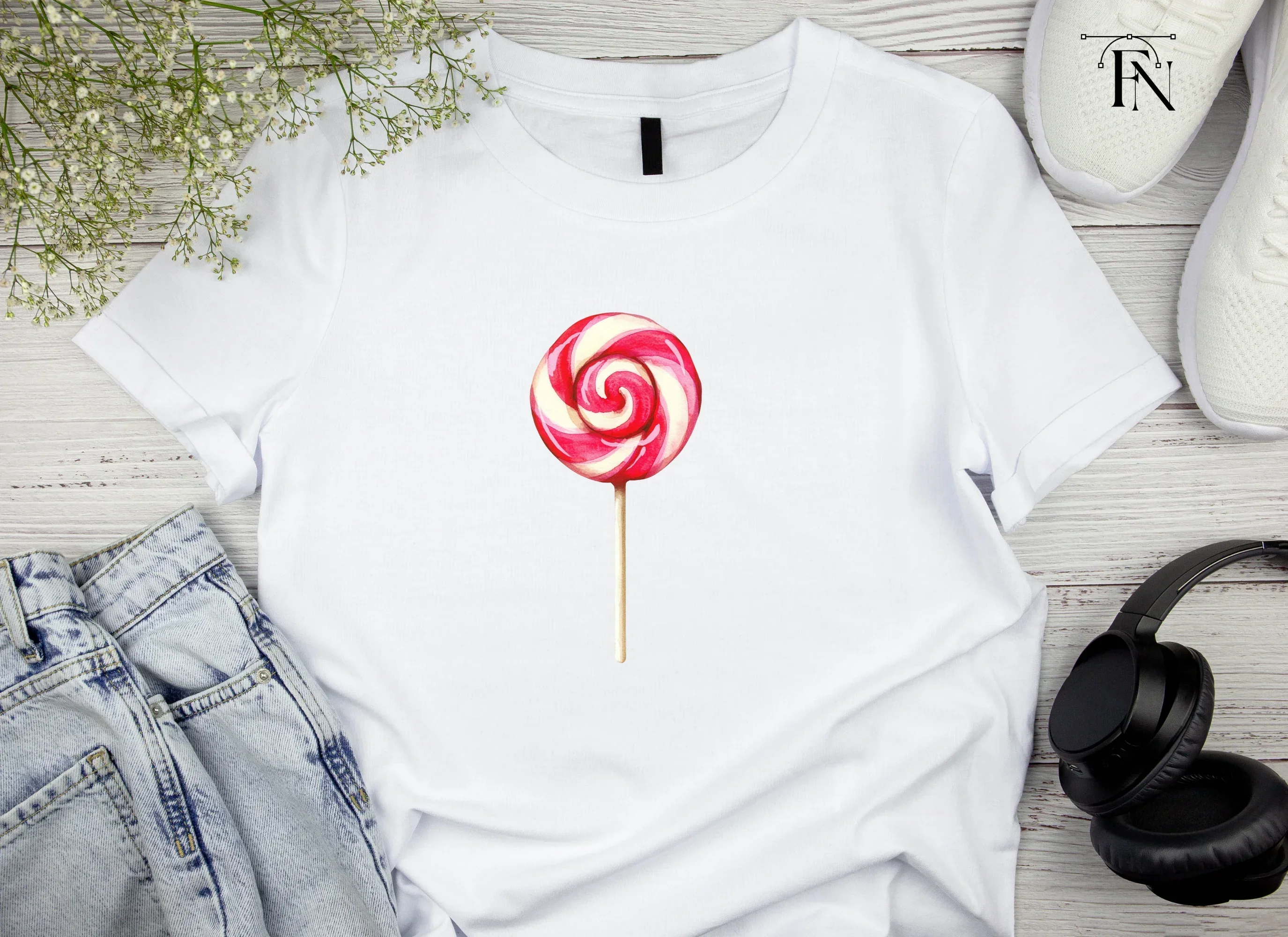 Sweet Swirl Lollipop Clipart Bundle - Image 4