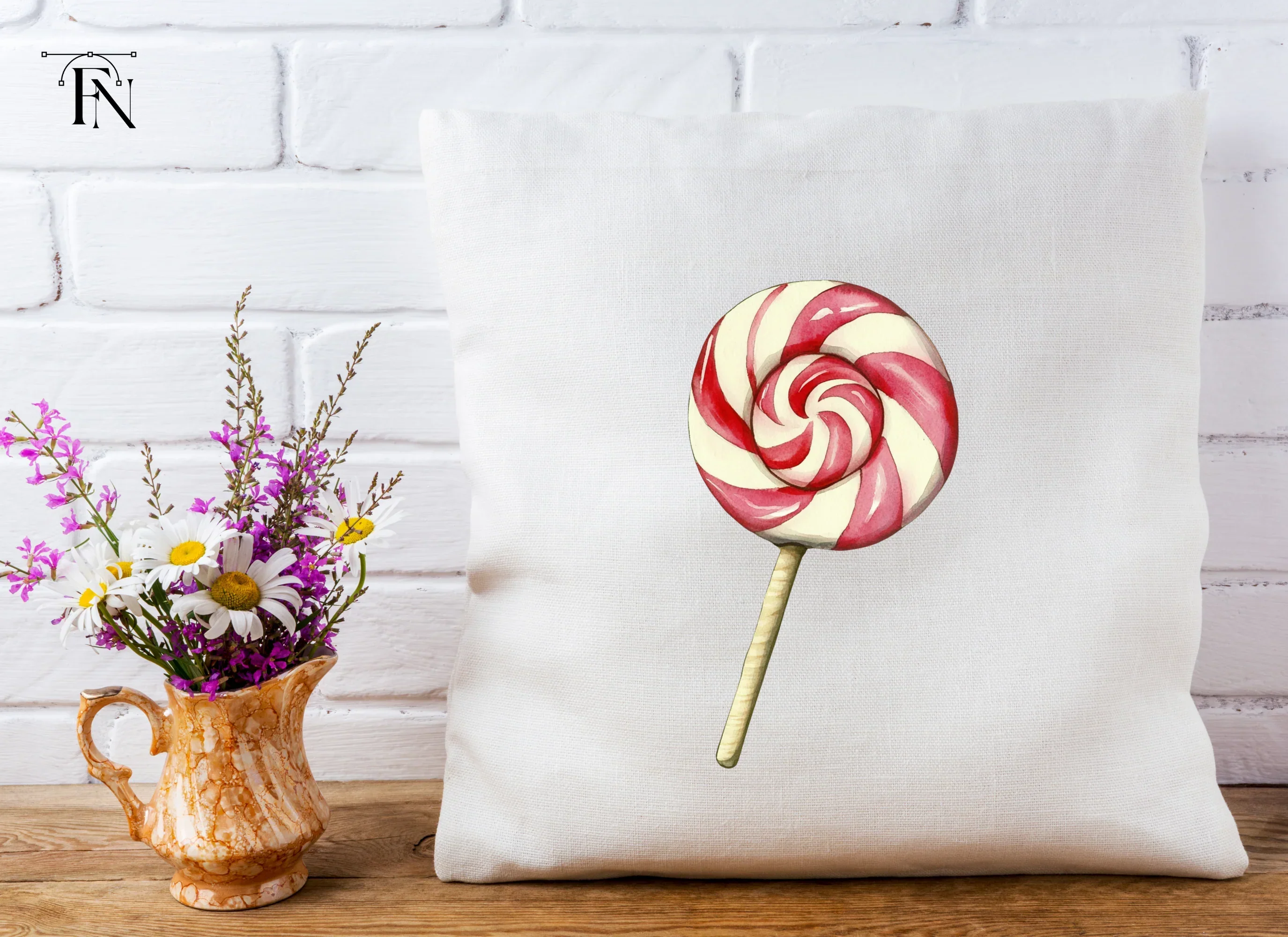 Sweet Swirl Lollipop Clipart Bundle - Image 5