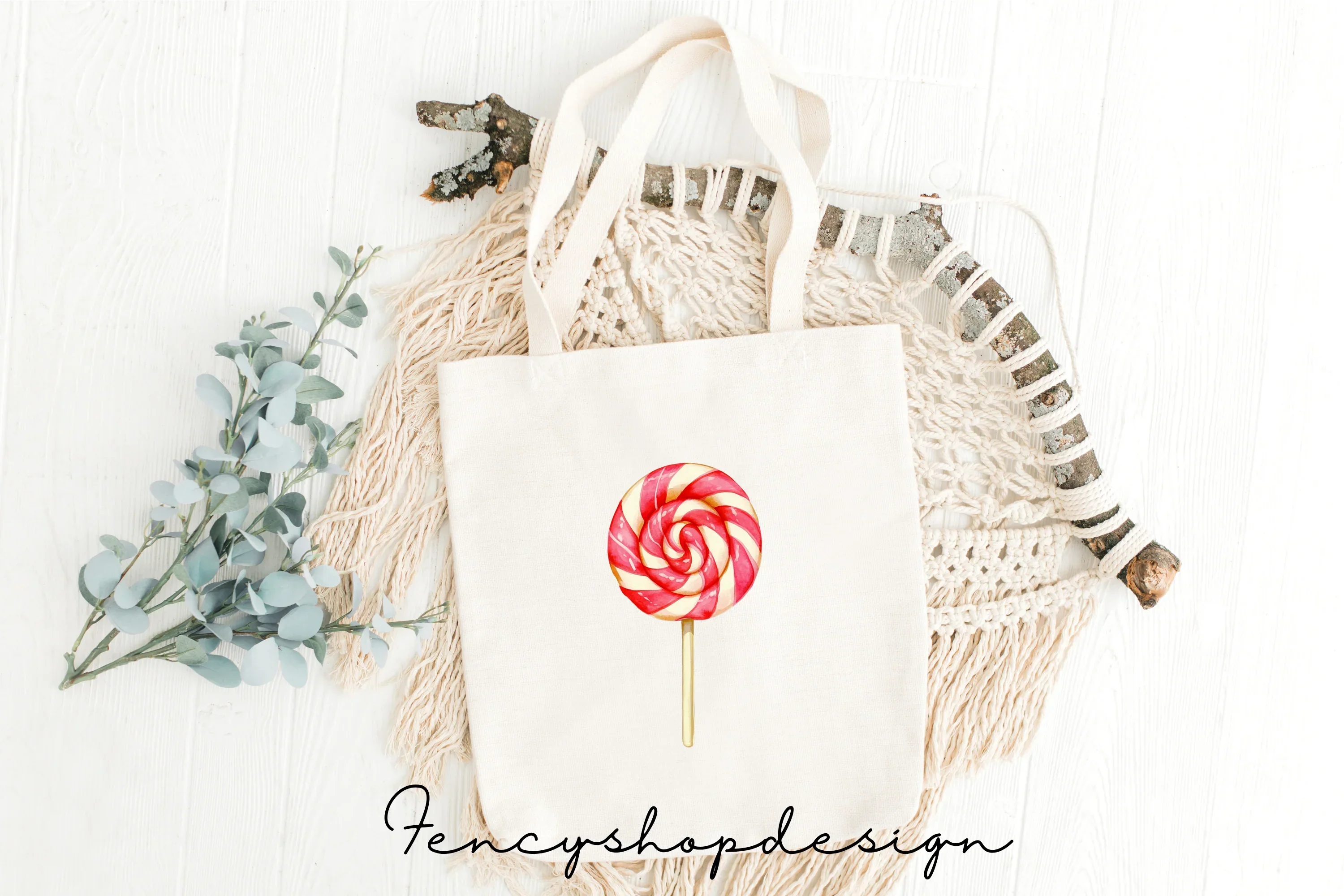 Sweet Swirl Lollipop Clipart Bundle - Image 8