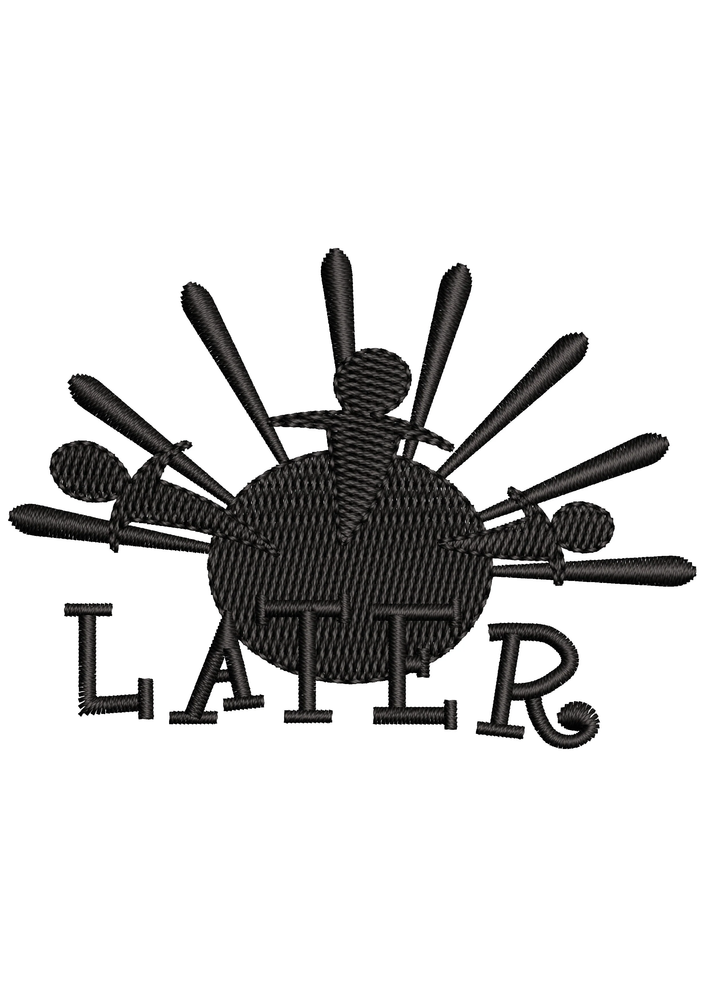 Target Later Embroidery Design