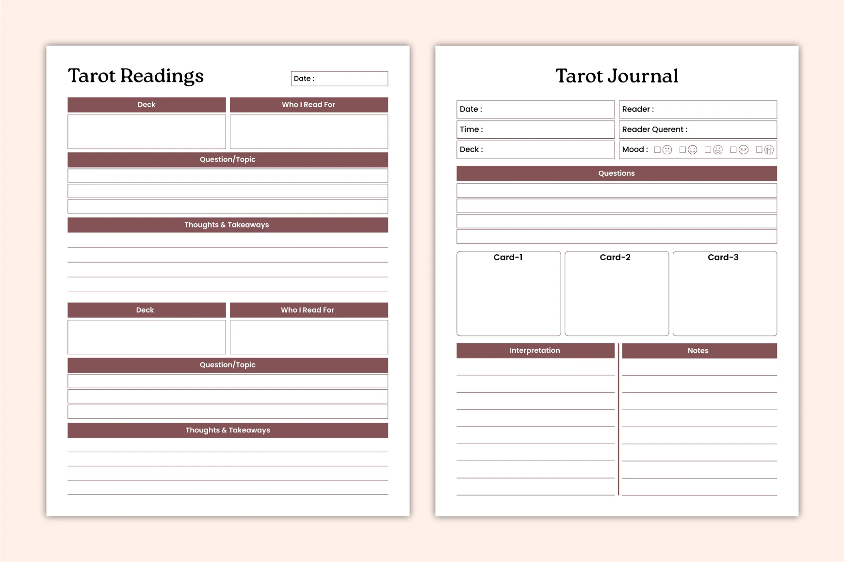 Tarot Insights Reflection Journal - Image 3