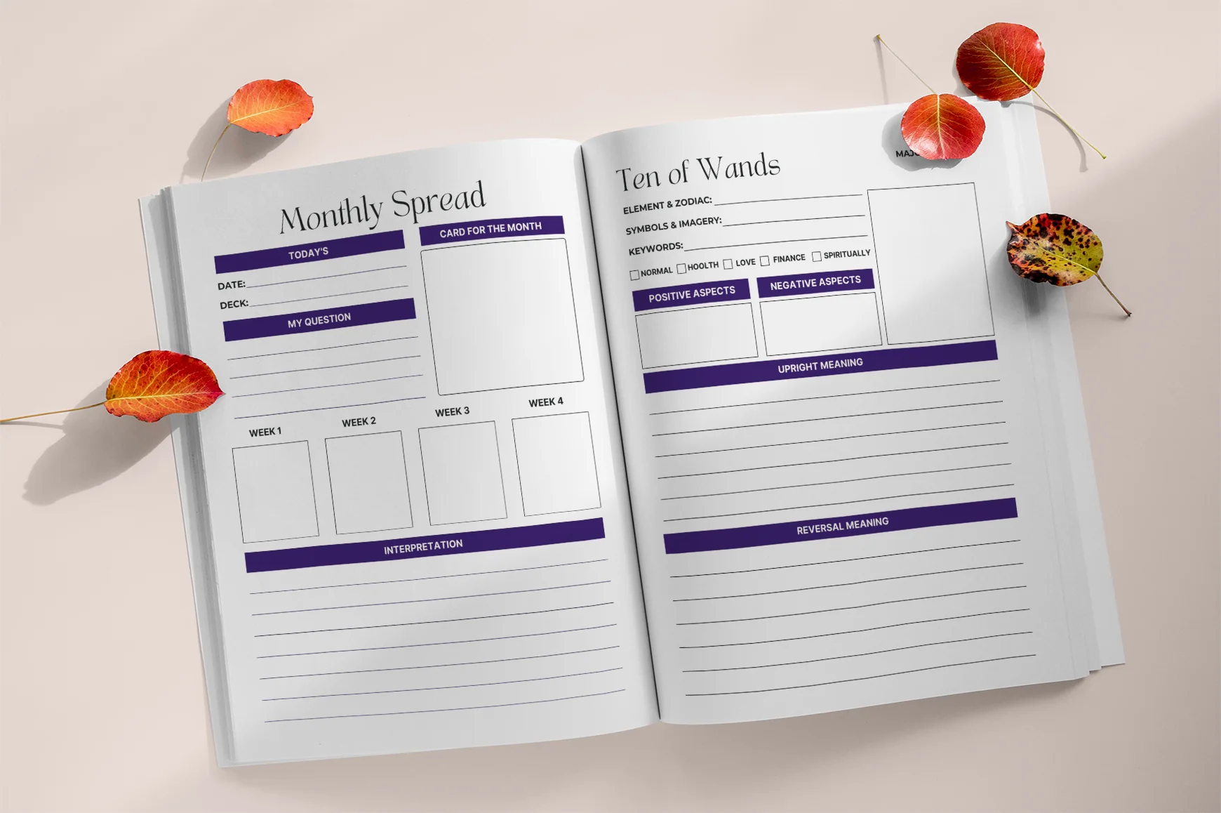 Tarot Spread Meaning Journal - Image 4