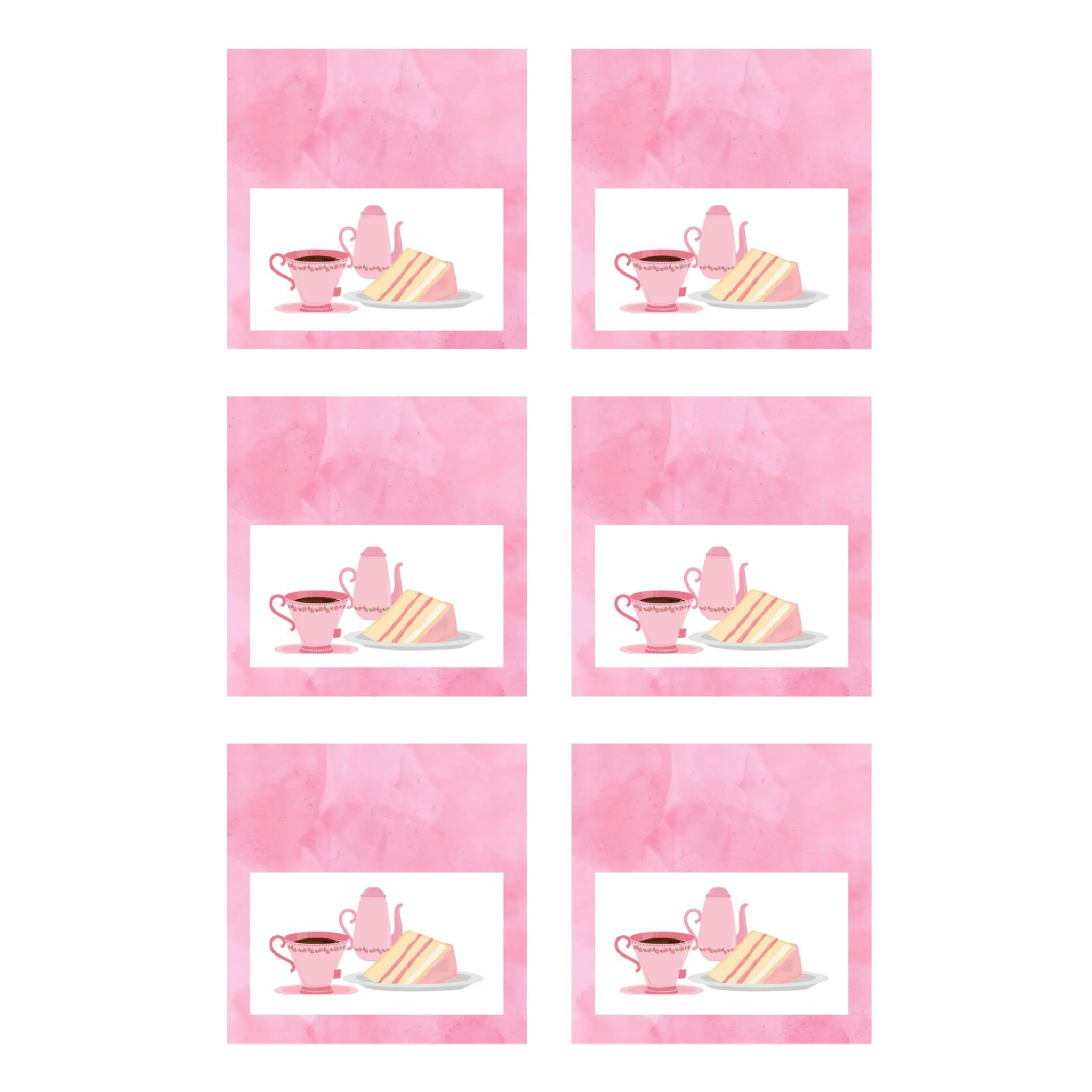 Tea Party Printable Decor and Menu Pack - Image 3