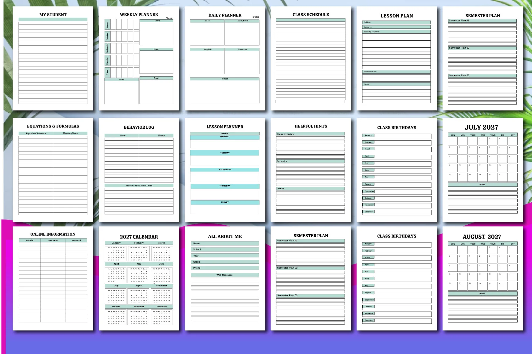 Teacher Planner 00921 - Image 2