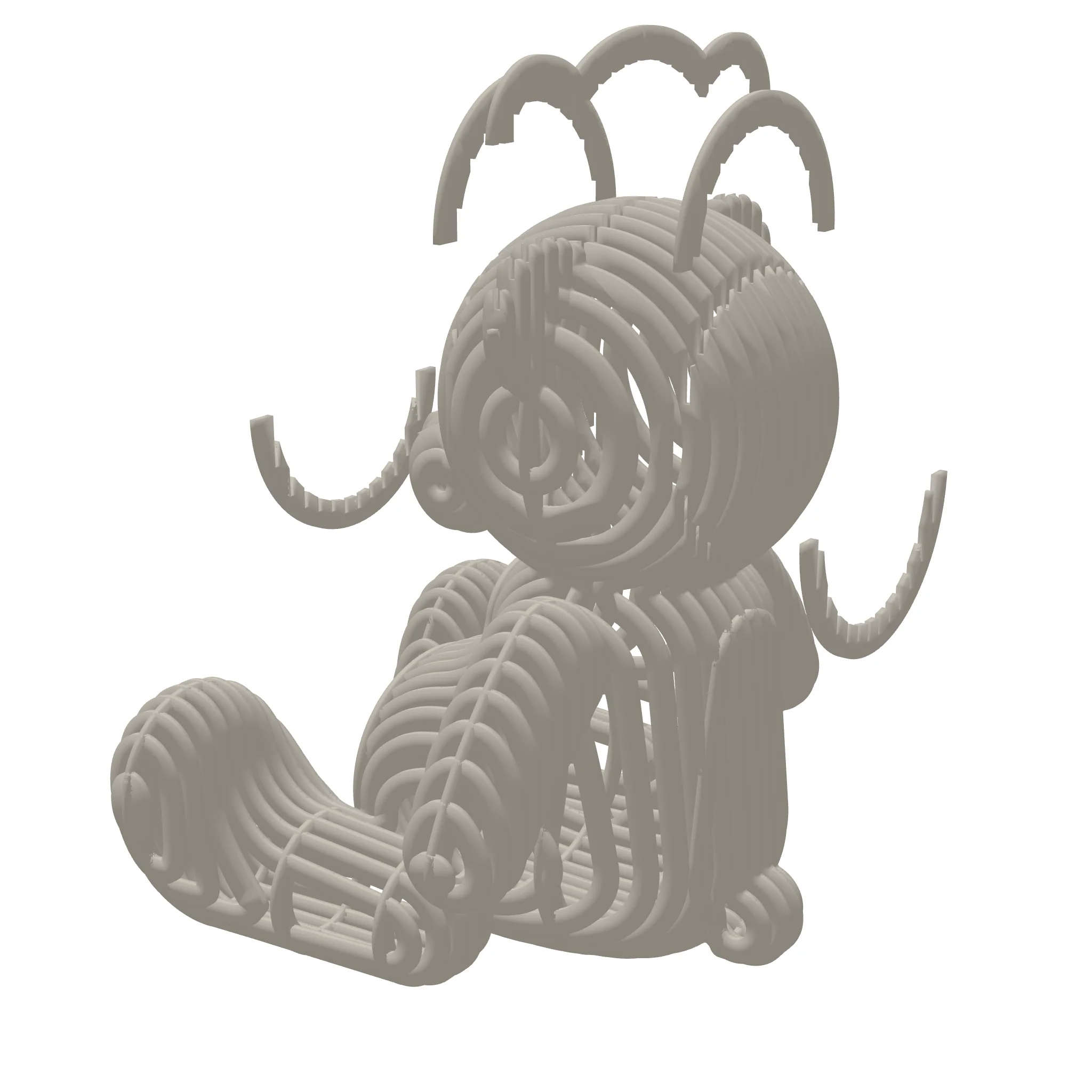 Teddy Bear 3D Print STL File - Image 2