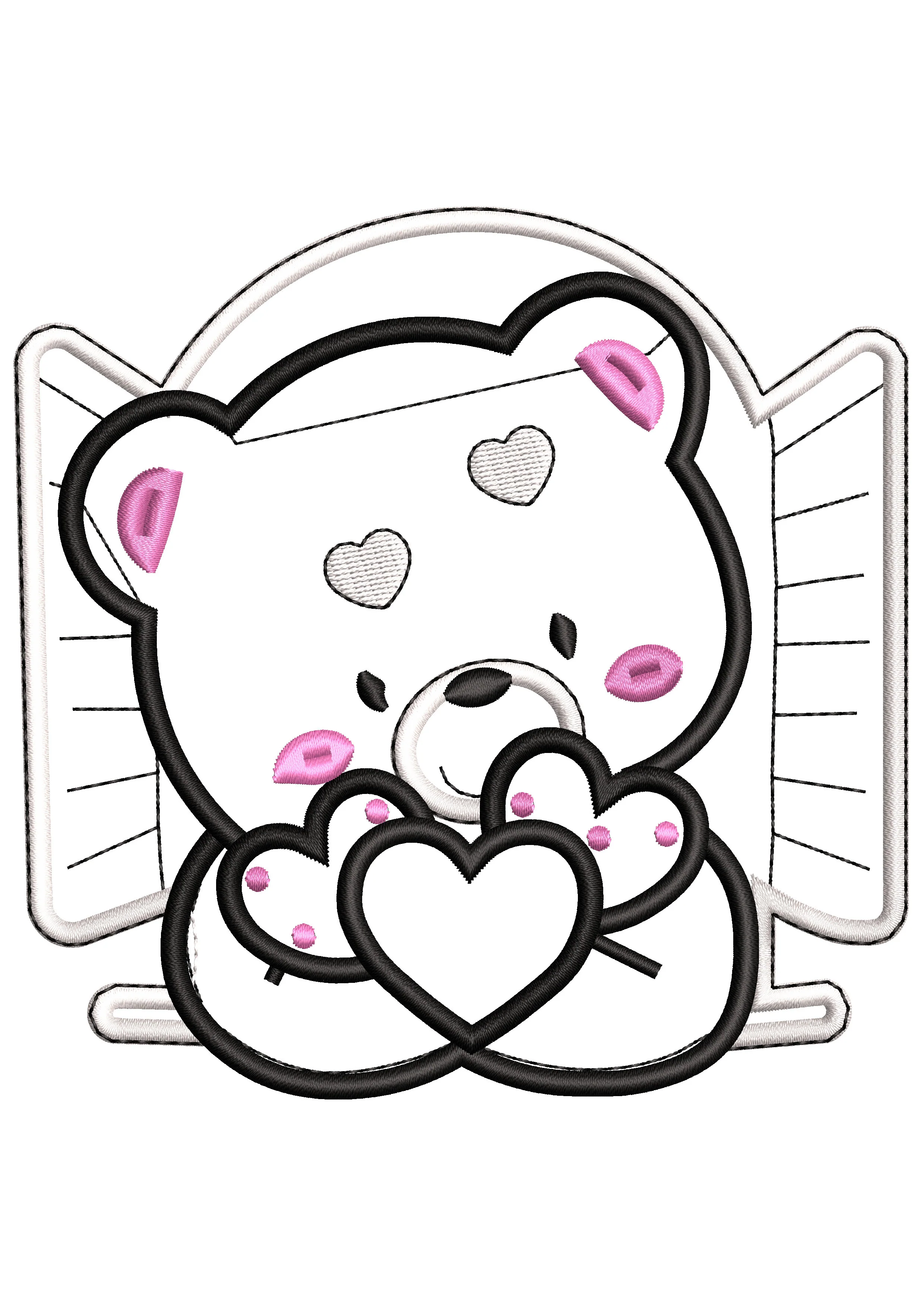 Teedy Lover Embroidery Design