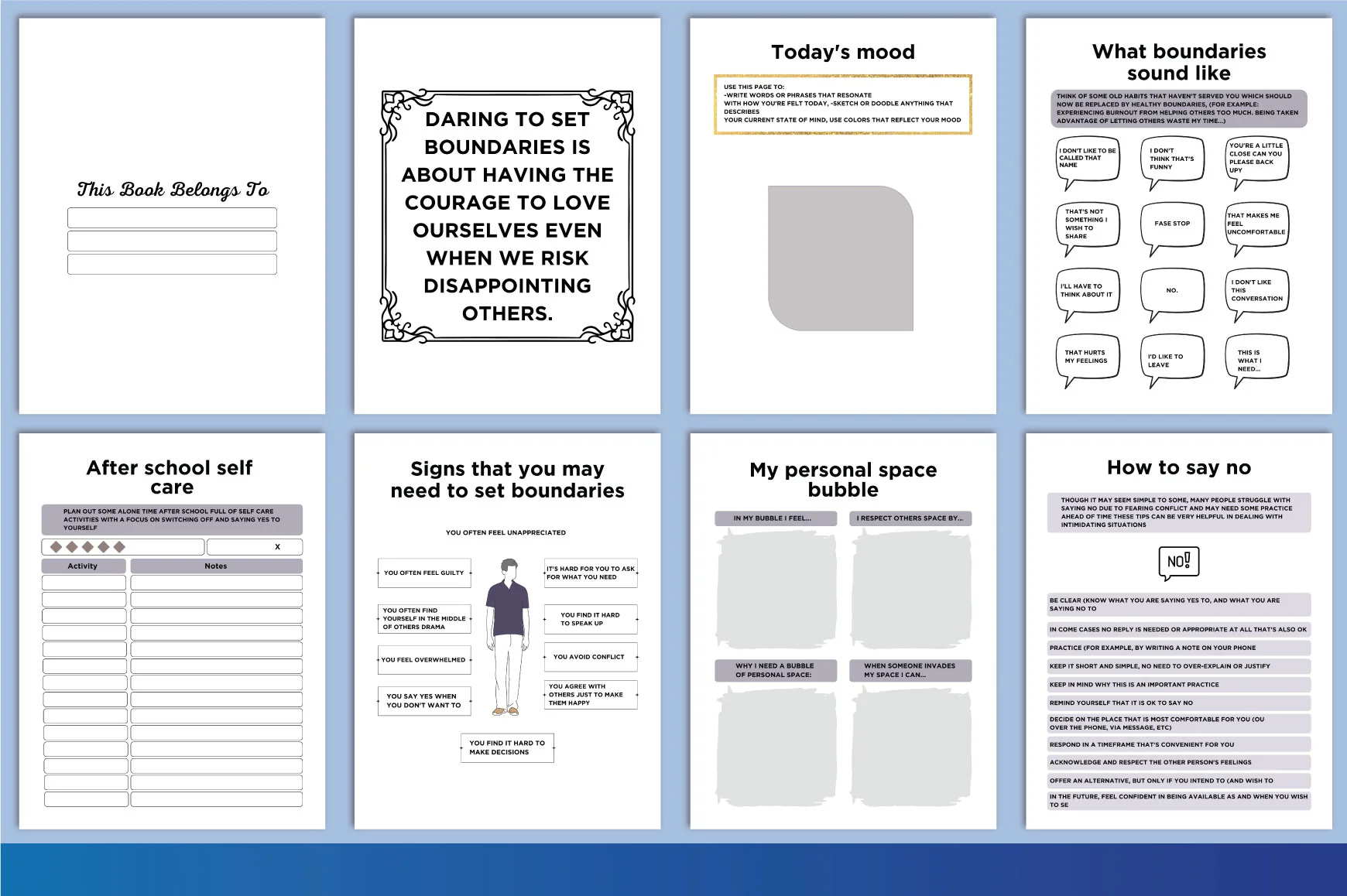 Teen Boundaries Workbook for Personal Growth - Image 3
